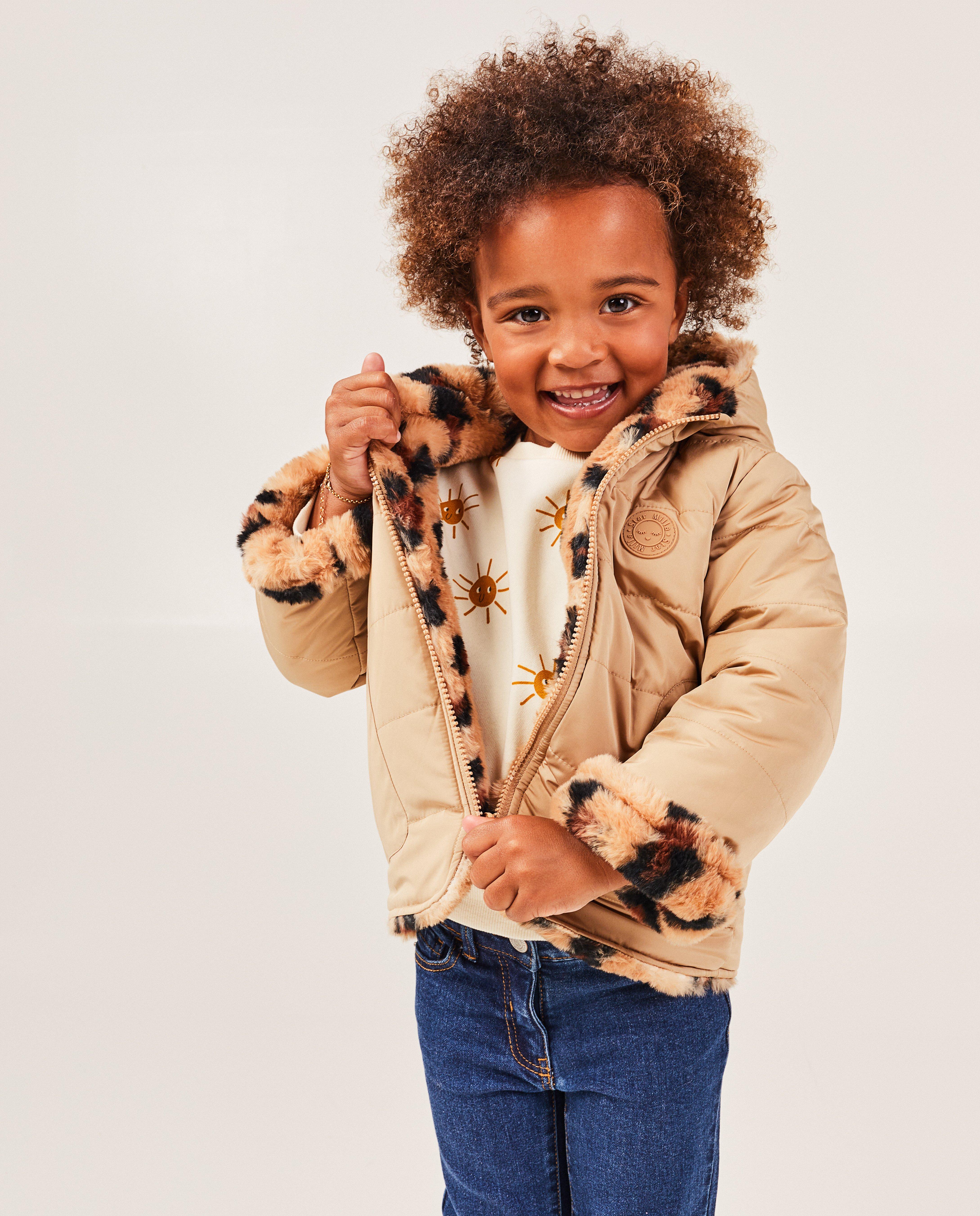Veste réversible avec un imprimé léopard - null - Milla Star