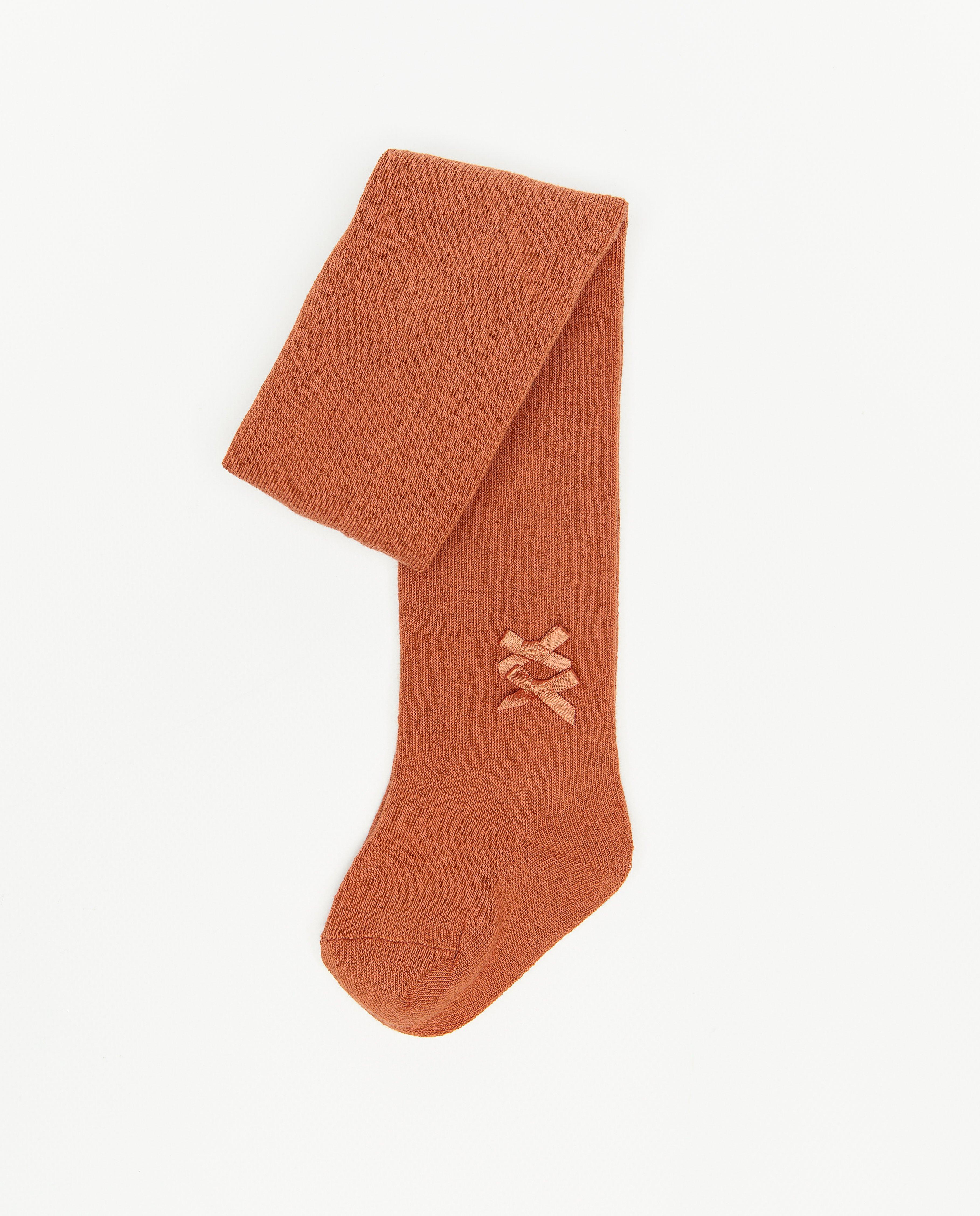 Collant orange pour bébés - null - Cuddles and Smiles