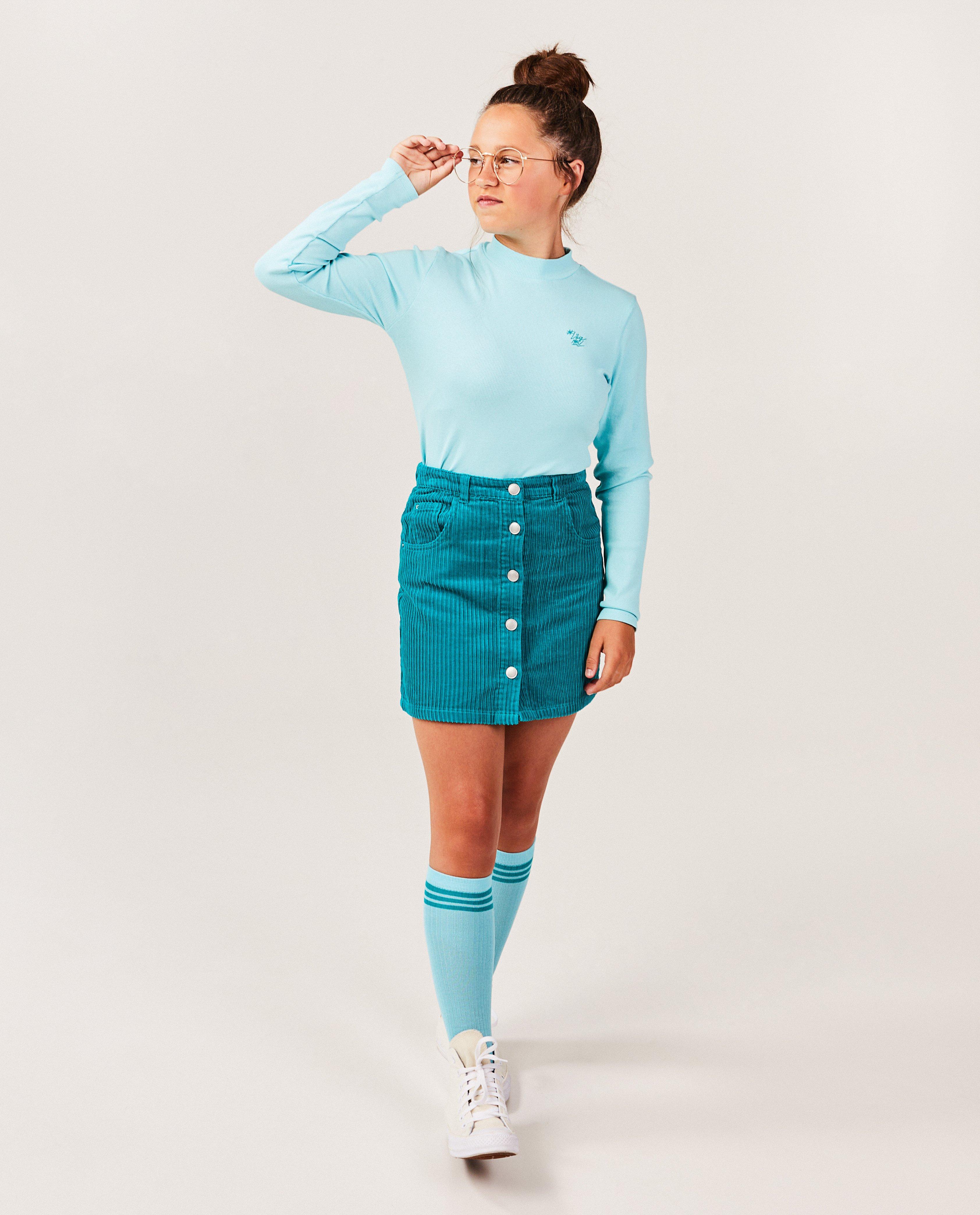 Blauwe longsleeve met rib - null - Like Me