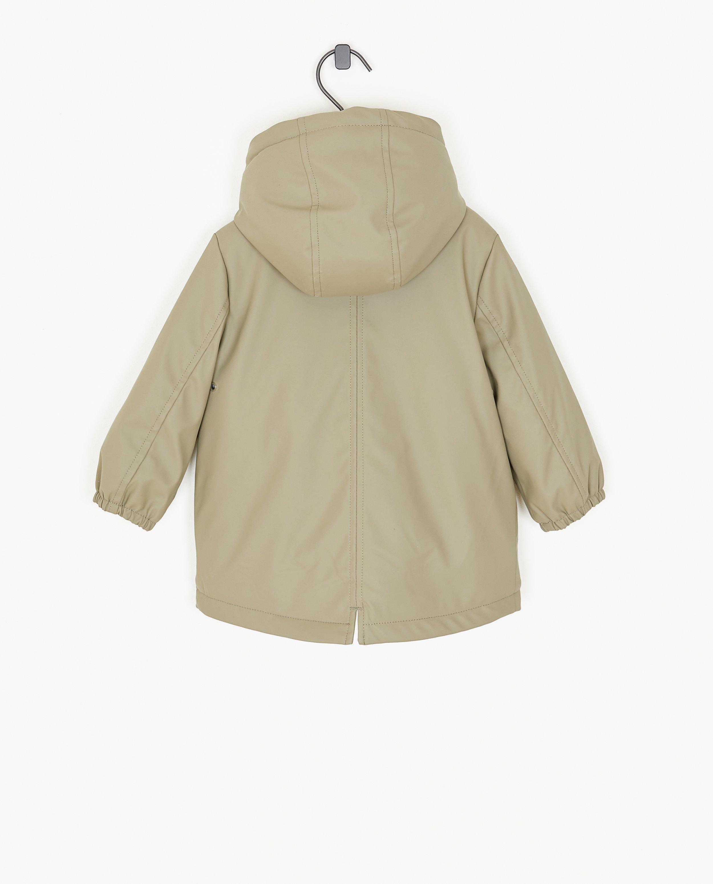 Trenchcoats - Groene jas met teddy