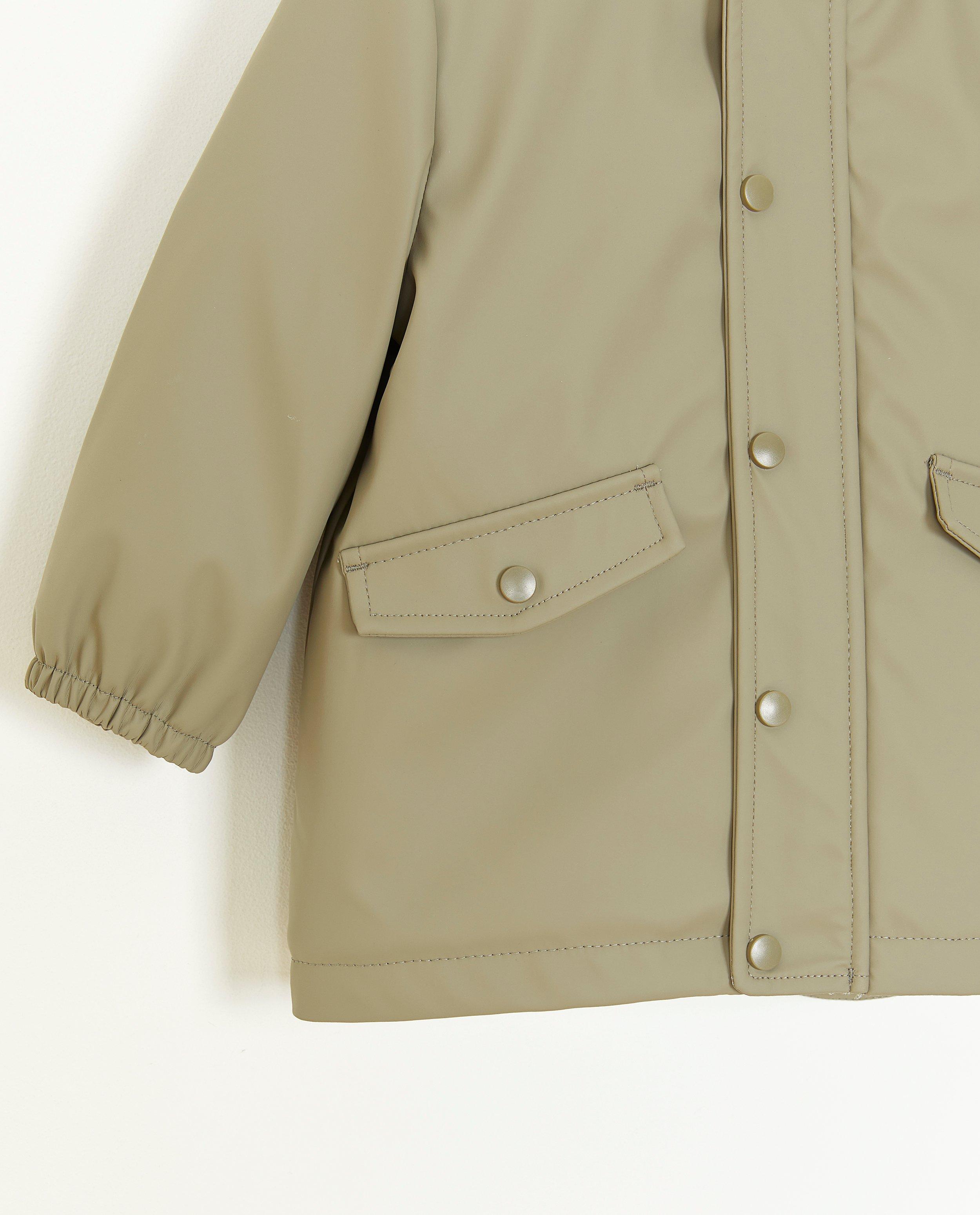 Trenchcoats - Groene jas met teddy