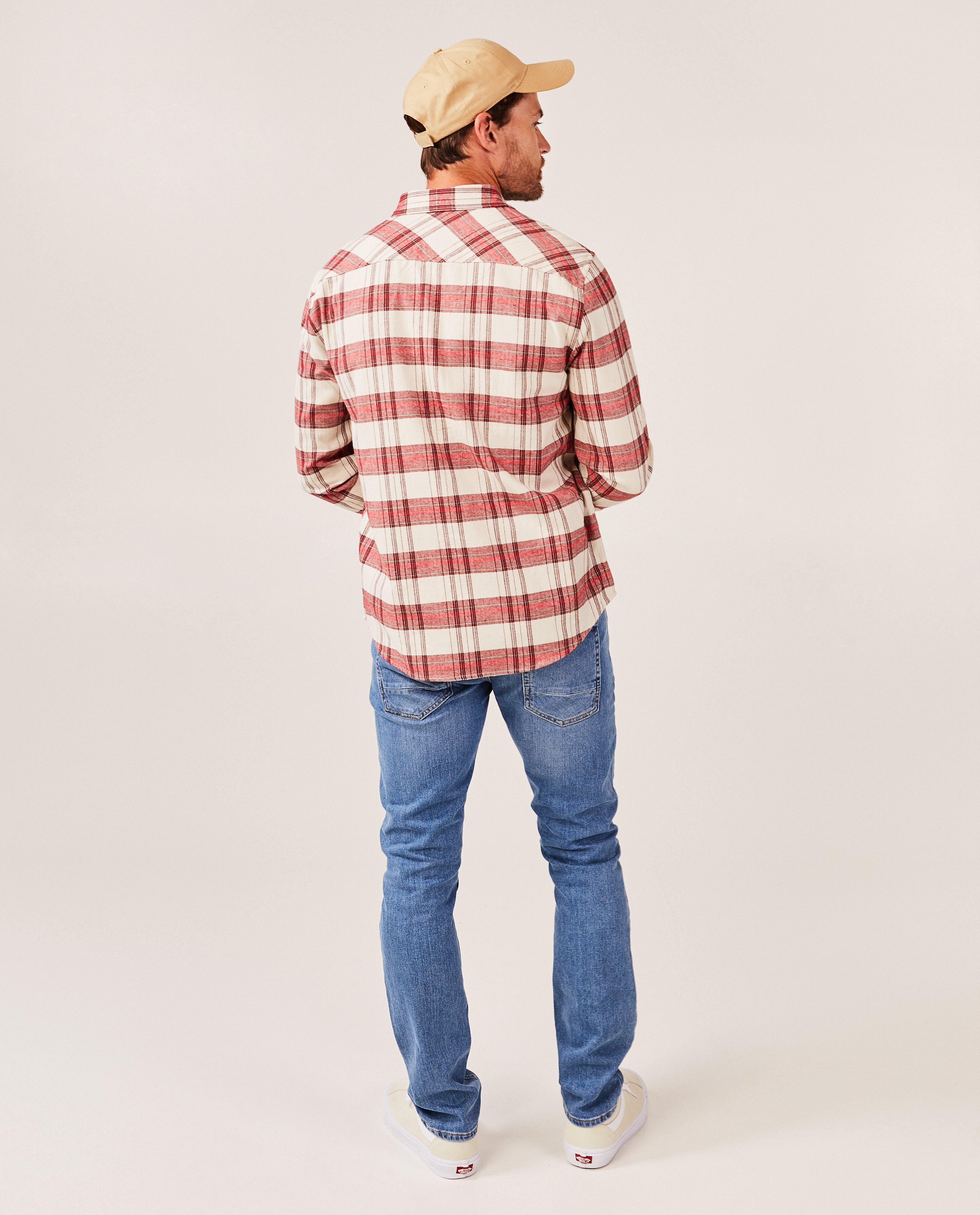 Hemden - Flanellen hemd met ruiten, heren