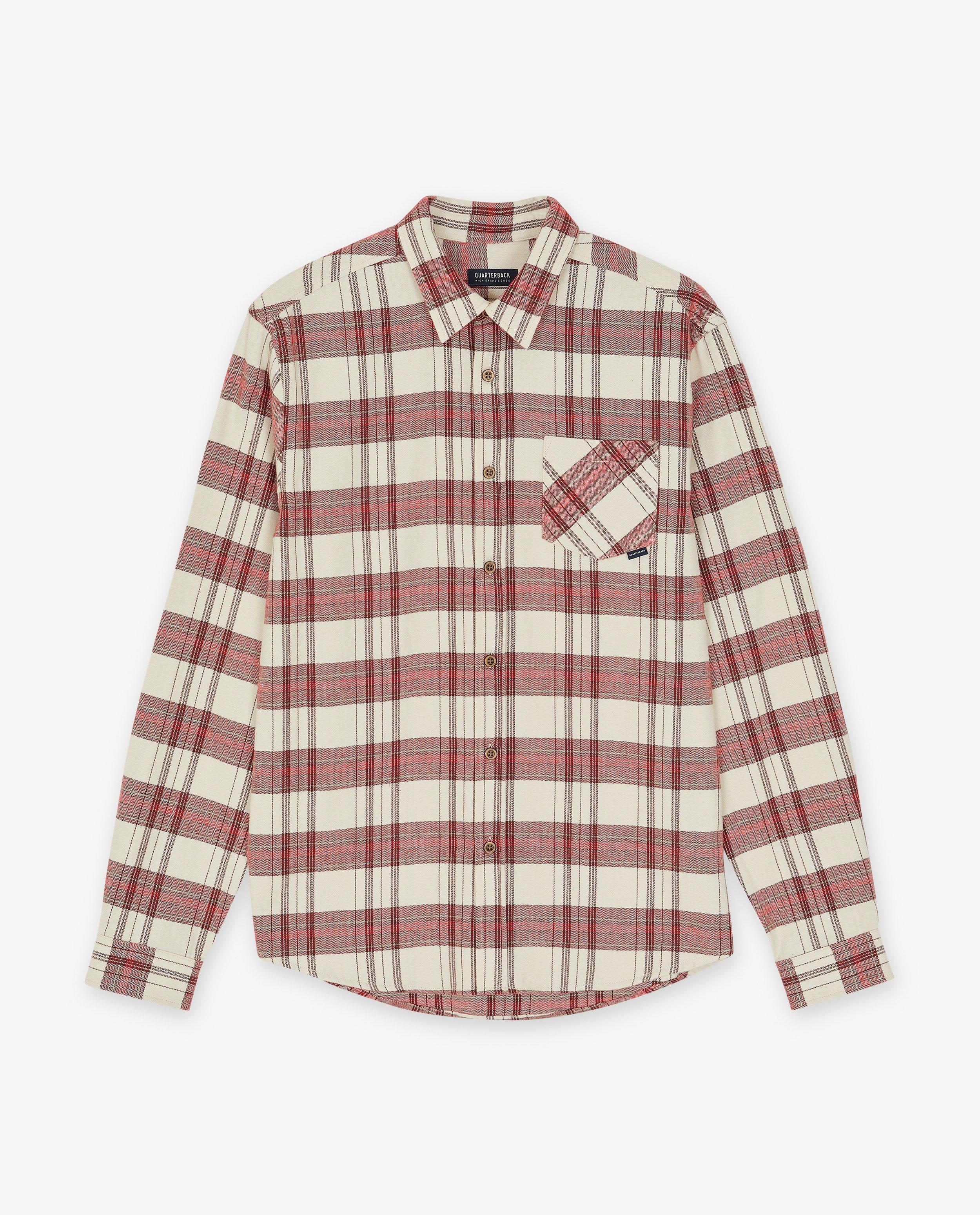 Hemden - Flanellen hemd met ruiten, heren