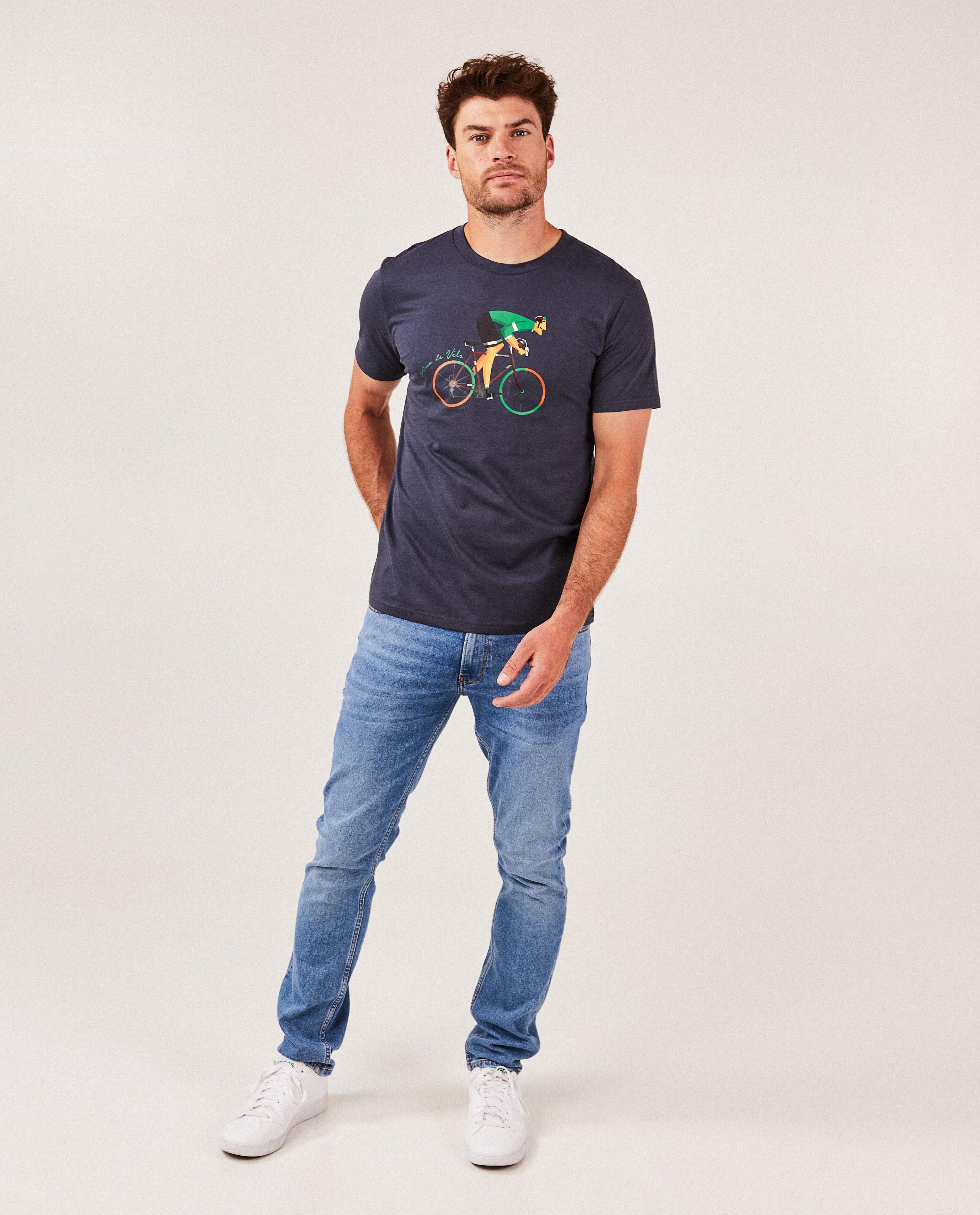 T-shirt retrofietser - null - Vive le vélo