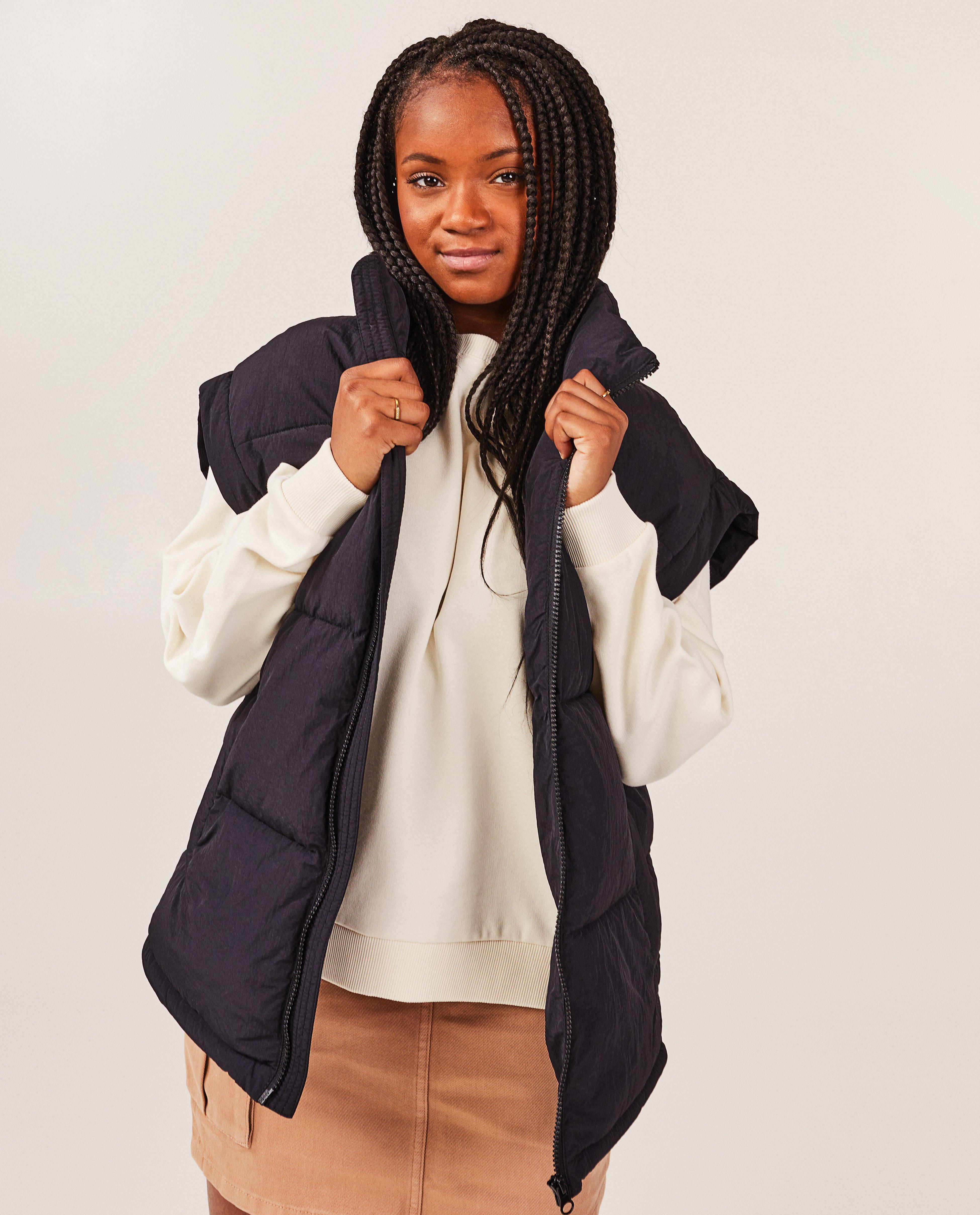 Poncho's en teddy's - Zwarte bodywarmer
