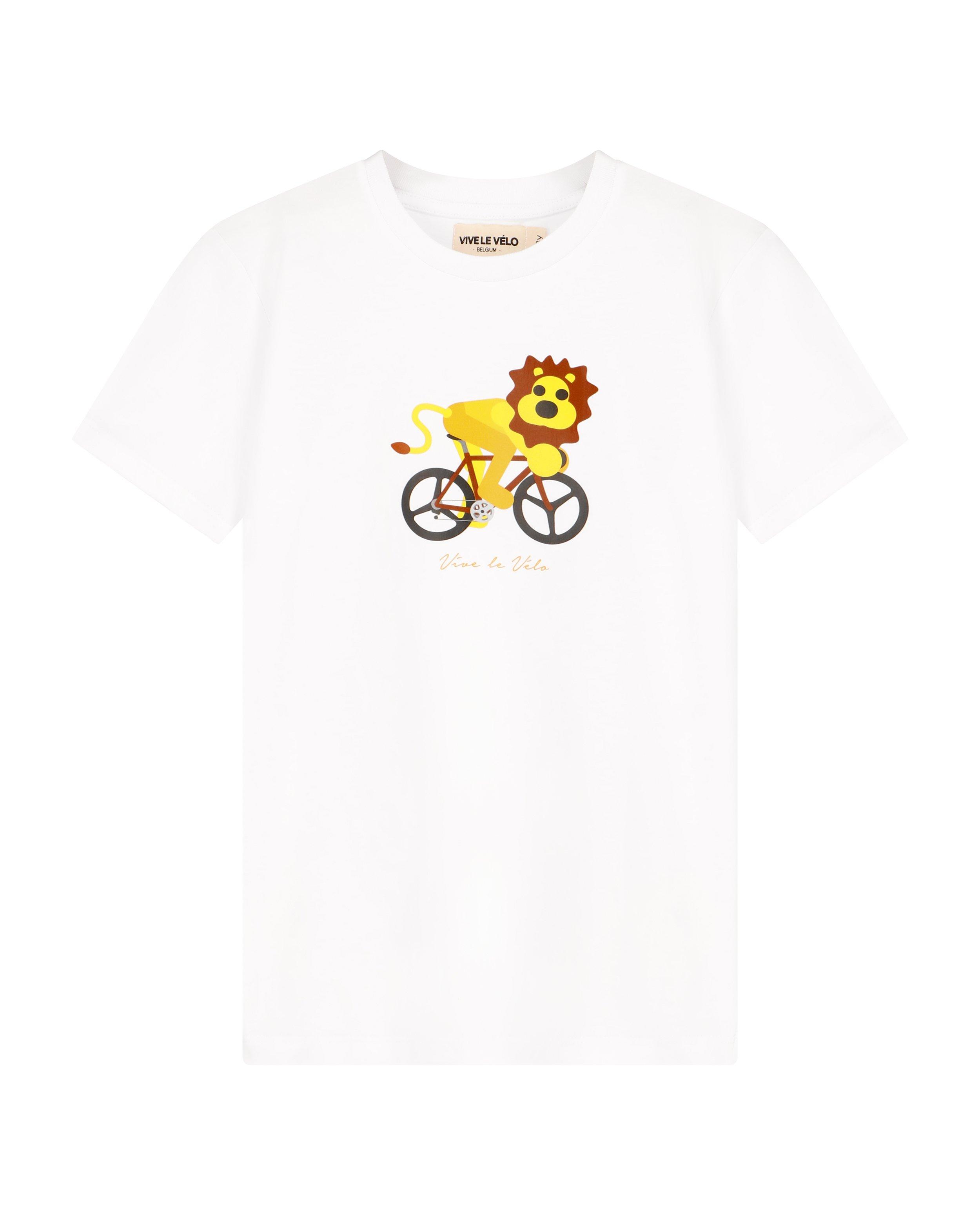 T-shirts - T-shirt avec un lion sur un vélo, hommes