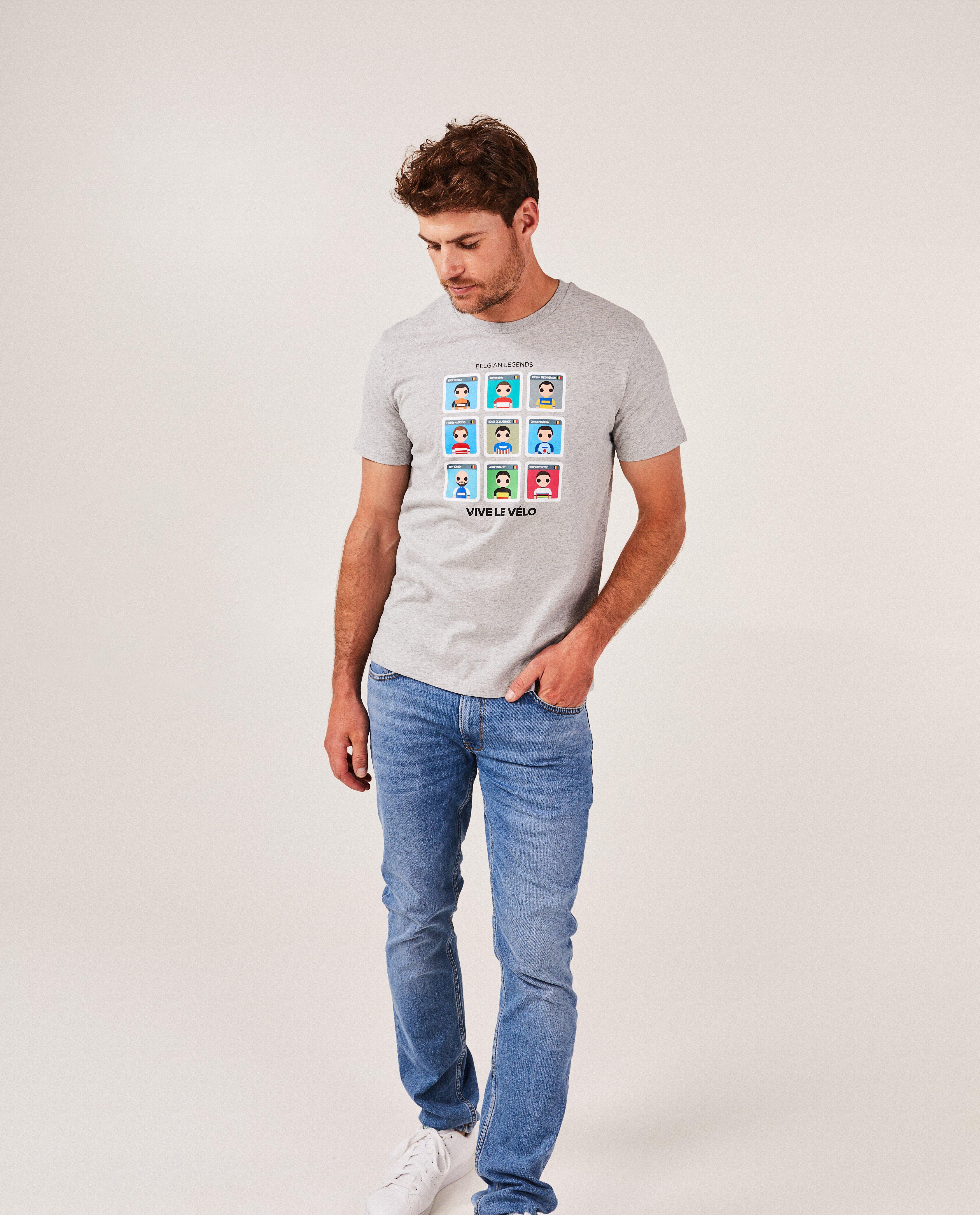 T-shirt Belgian legends - null - Vive le vélo