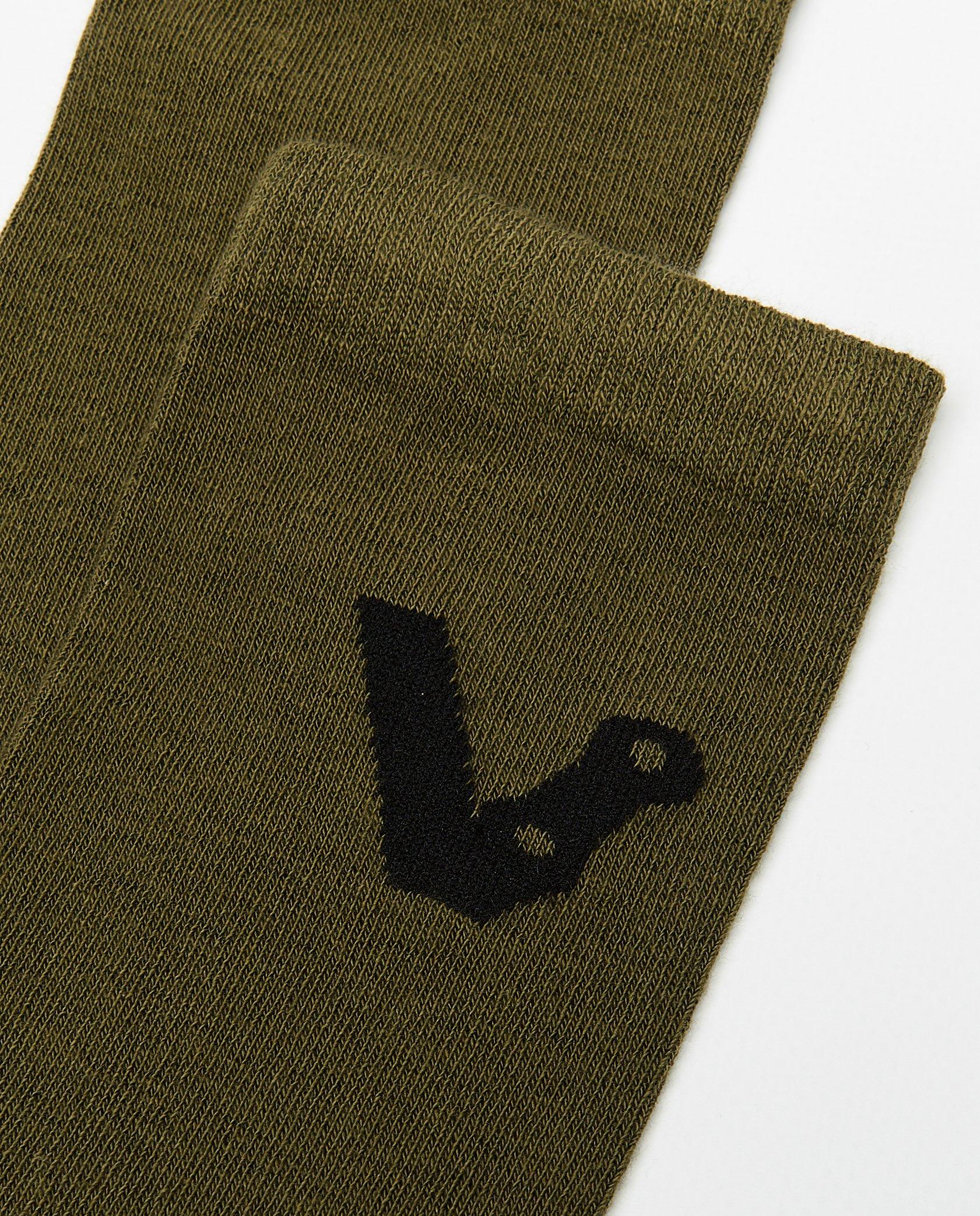 Chaussettes - Chaussettes vert foncé