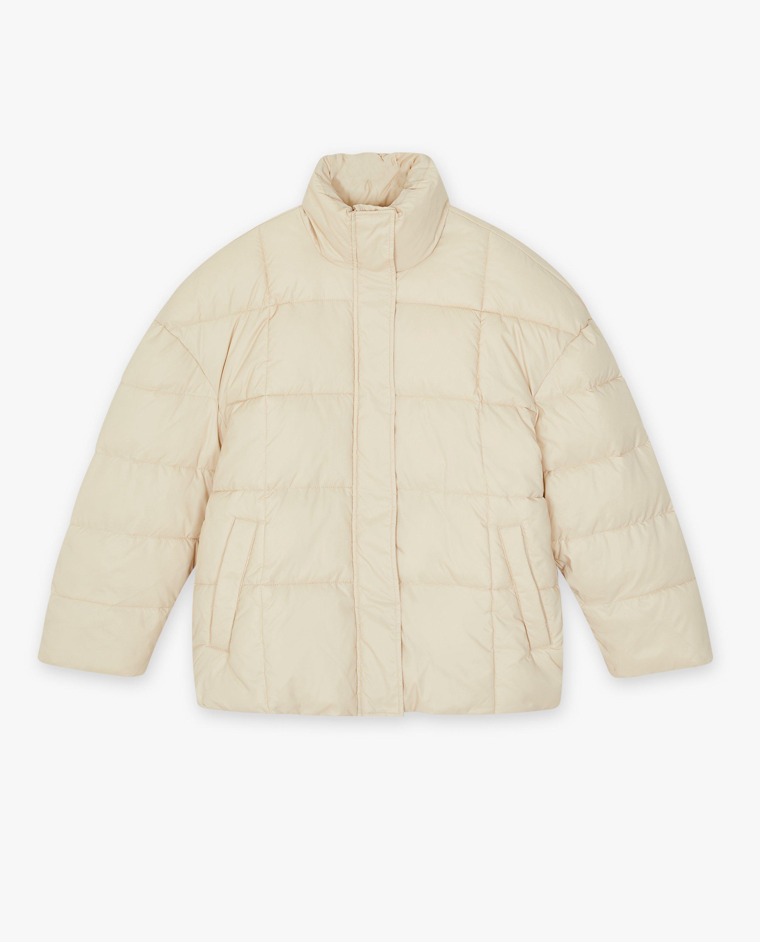 Donsjassen - Beige quilted jas