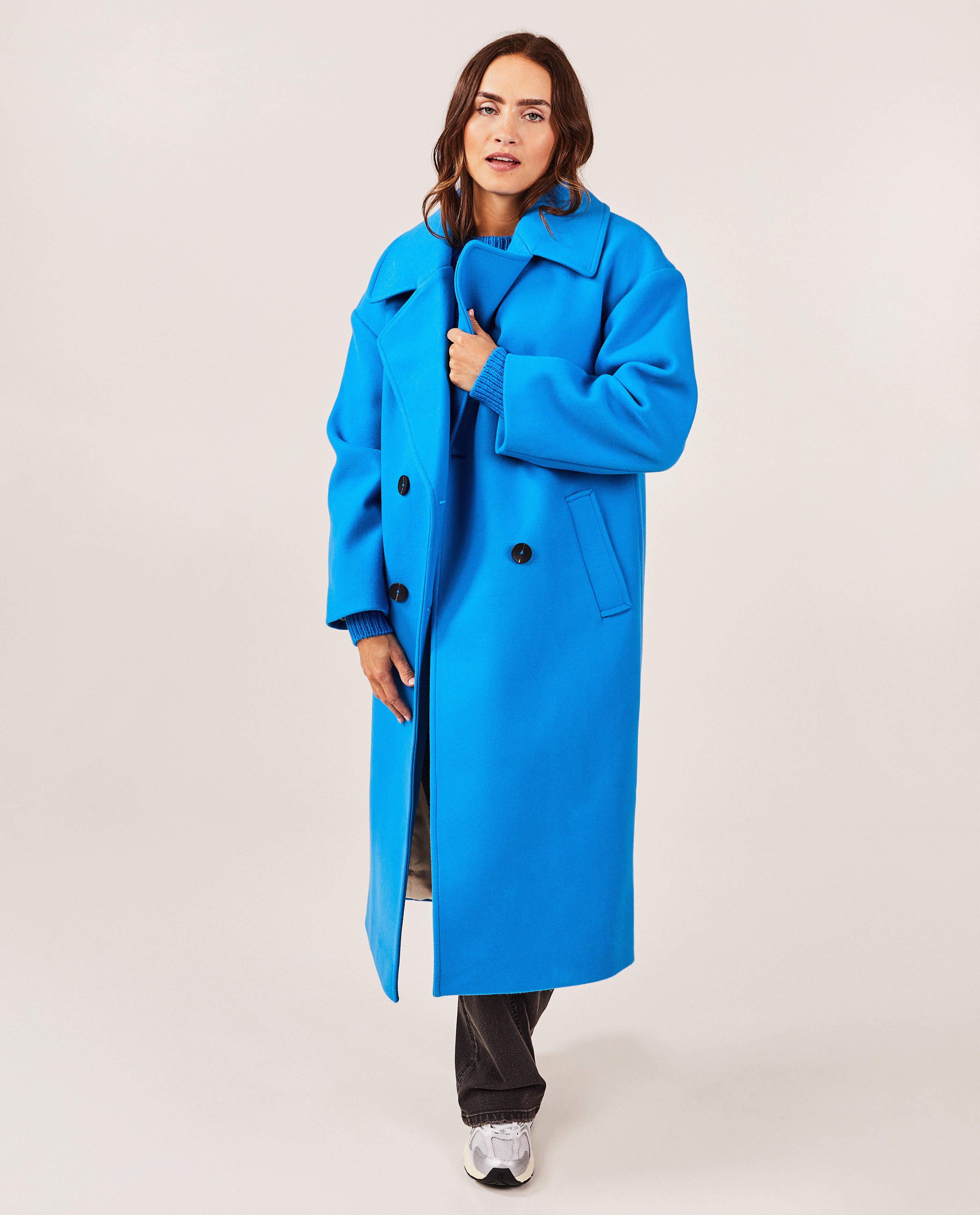 Longue veste rose - D&eacute;tails du produit - bleu - image num&eacute;ro 1