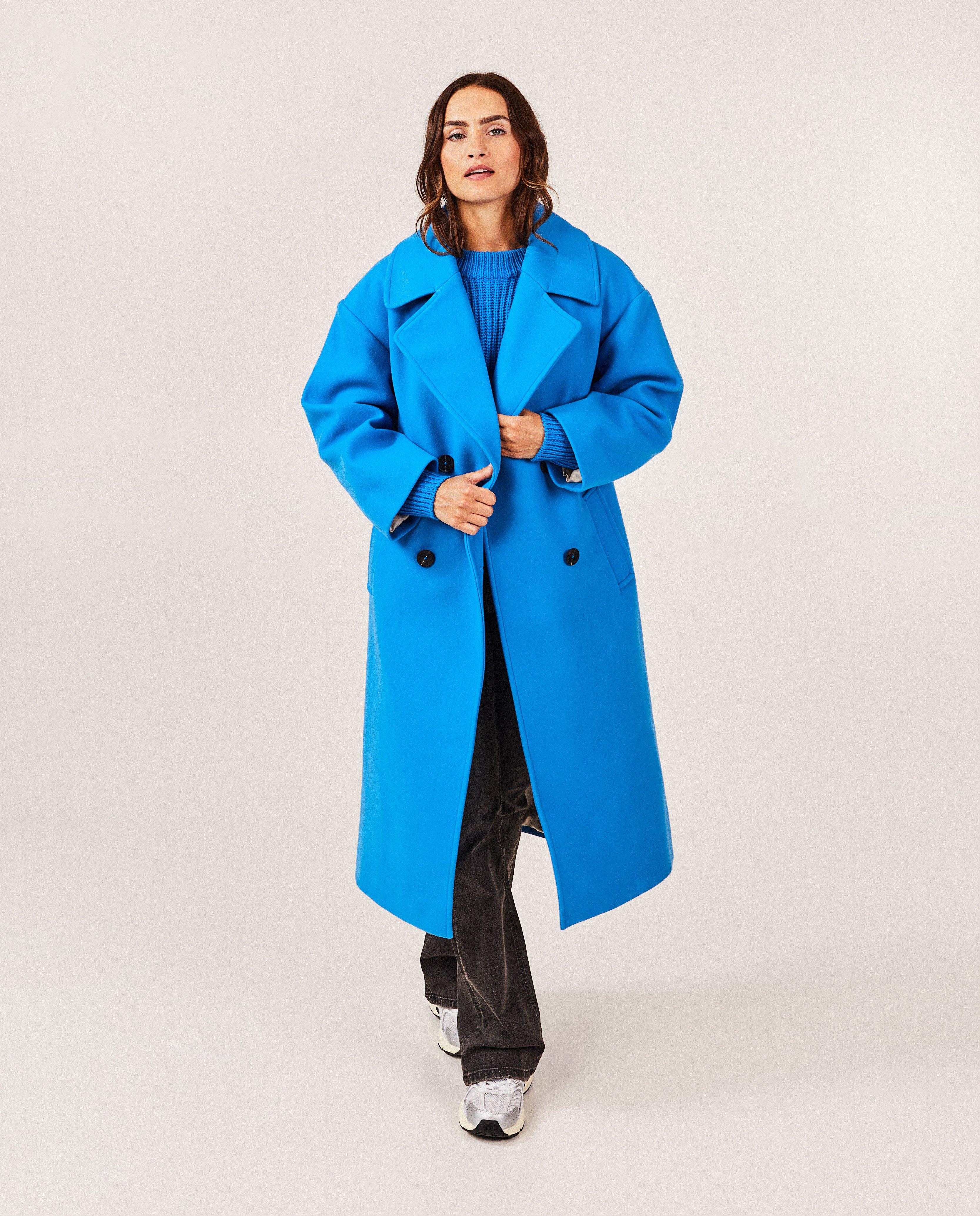 Longue veste rose - D&eacute;tails du produit - bleu - image num&eacute;ro 2