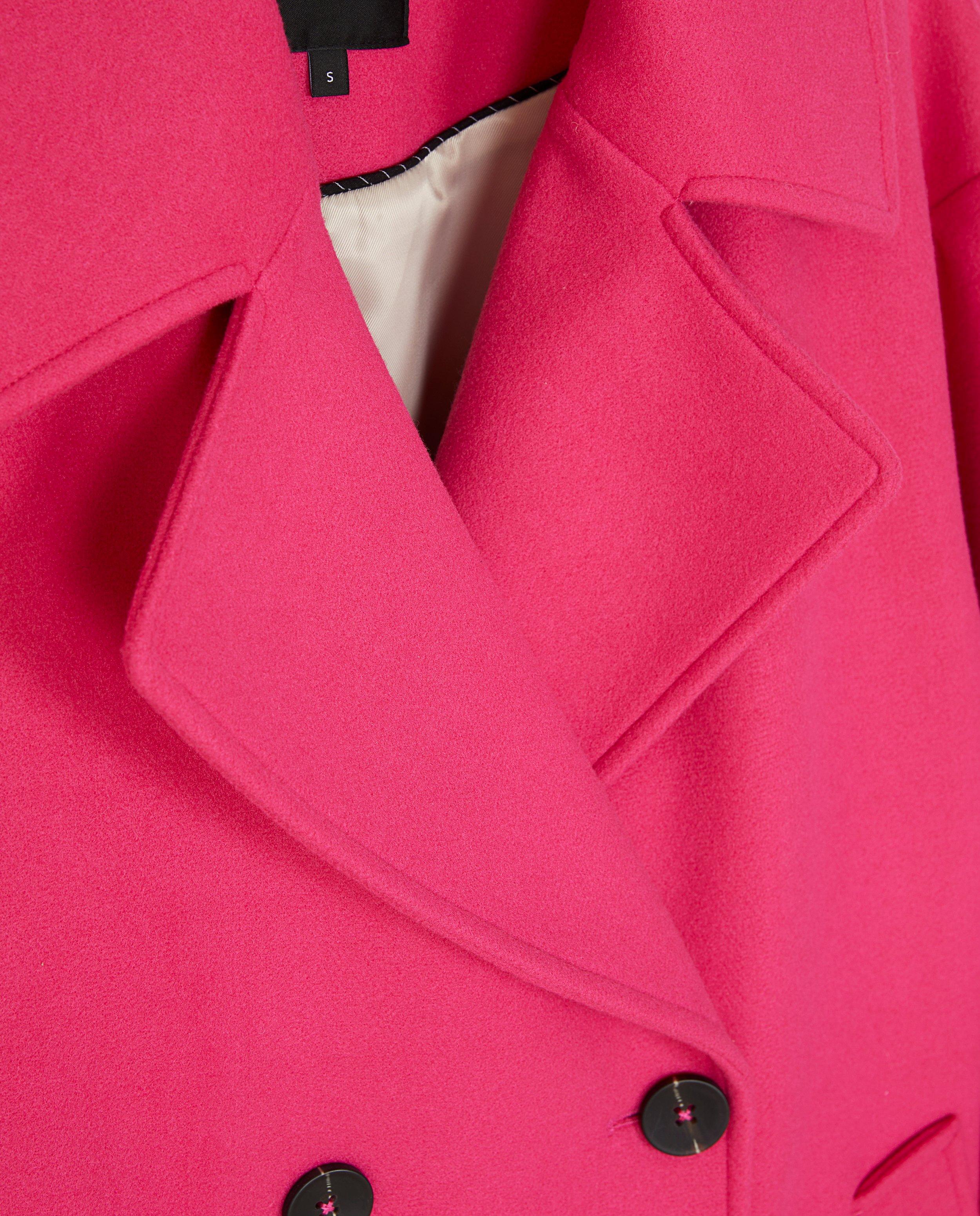 Winterjassen - Lange roze jas