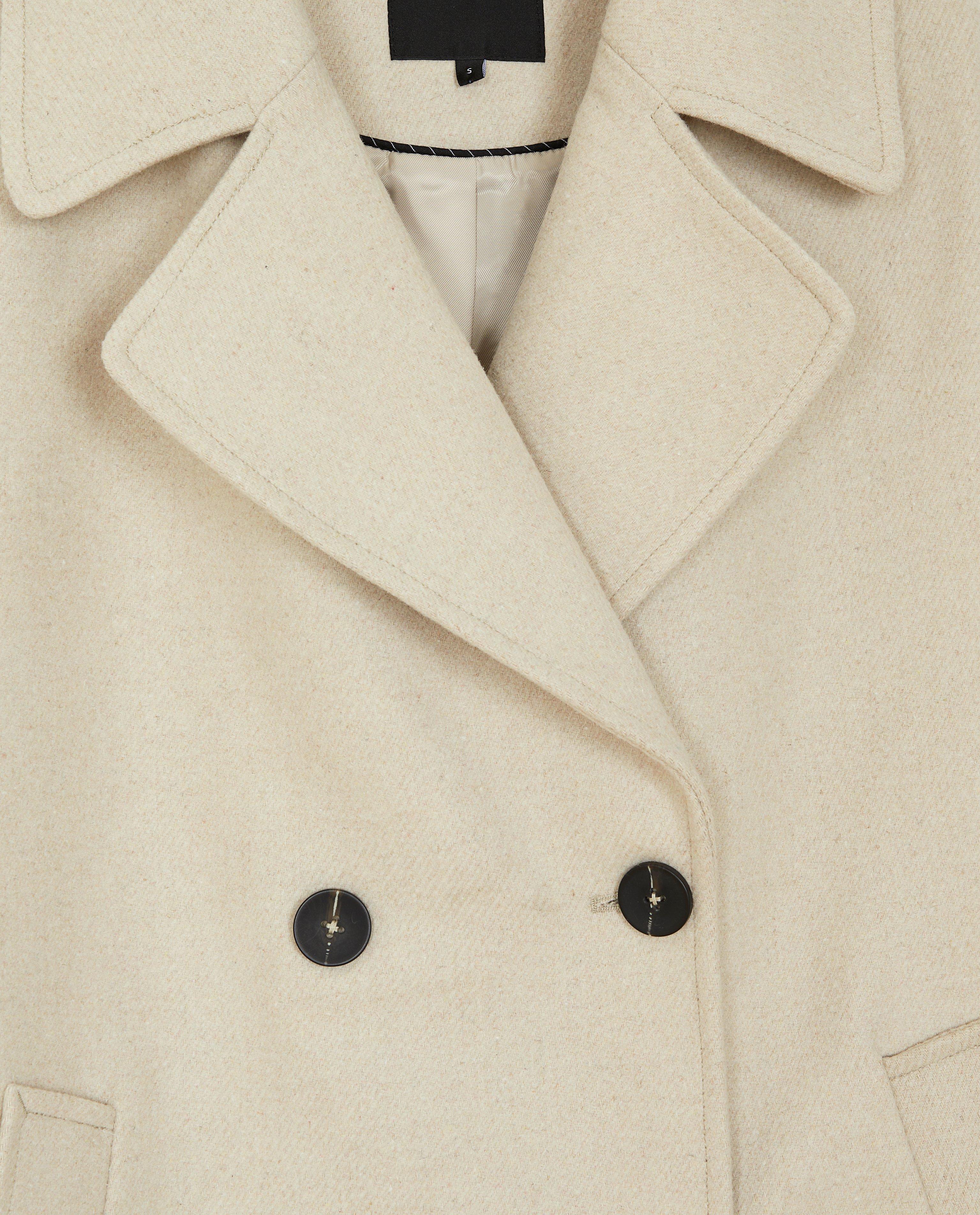 Manteaux d'hiver - Longue veste en laine mélangée