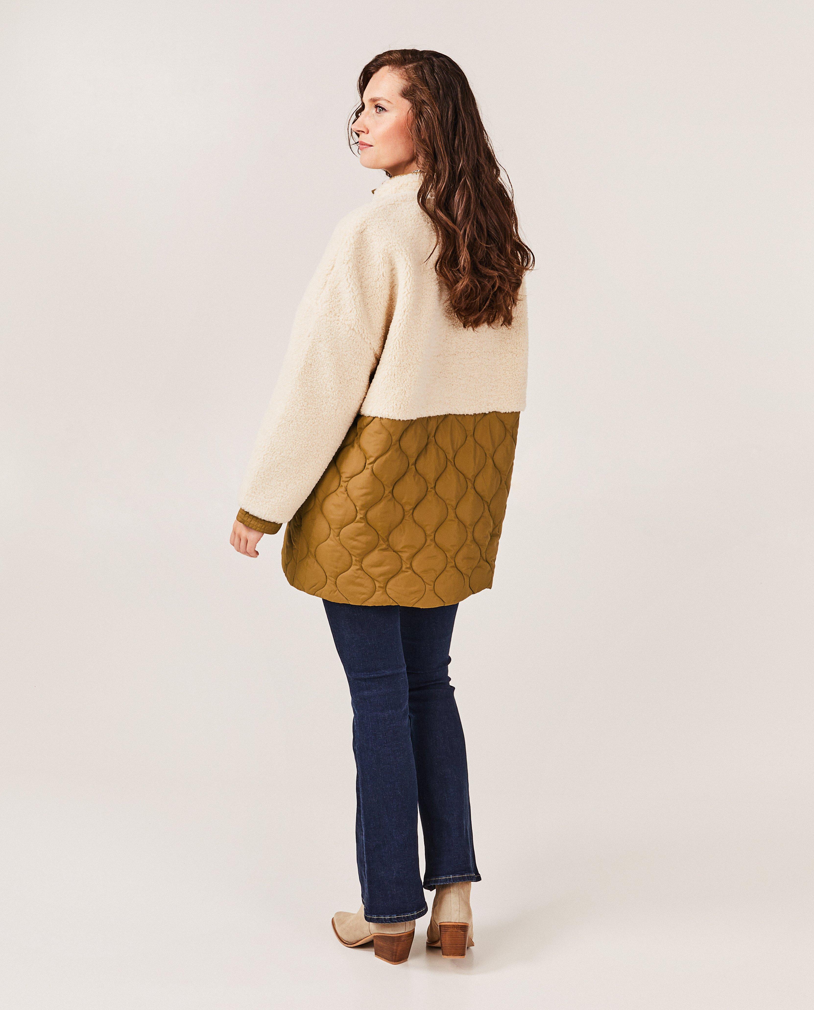 Winterjassen - Quilted jas met teddy