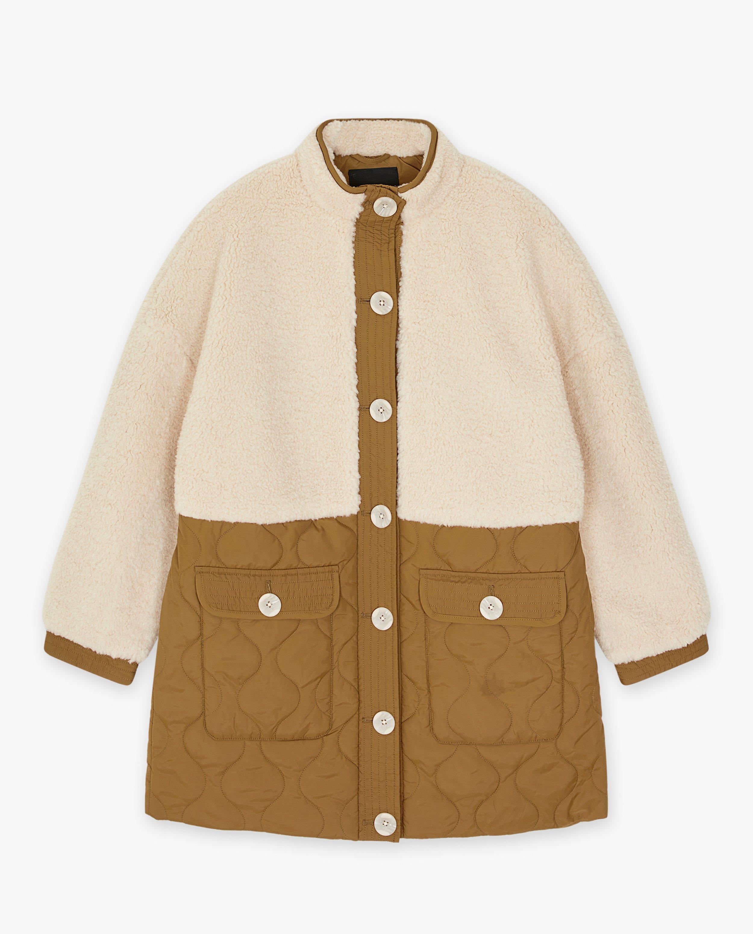 Winterjassen - Quilted jas met teddy