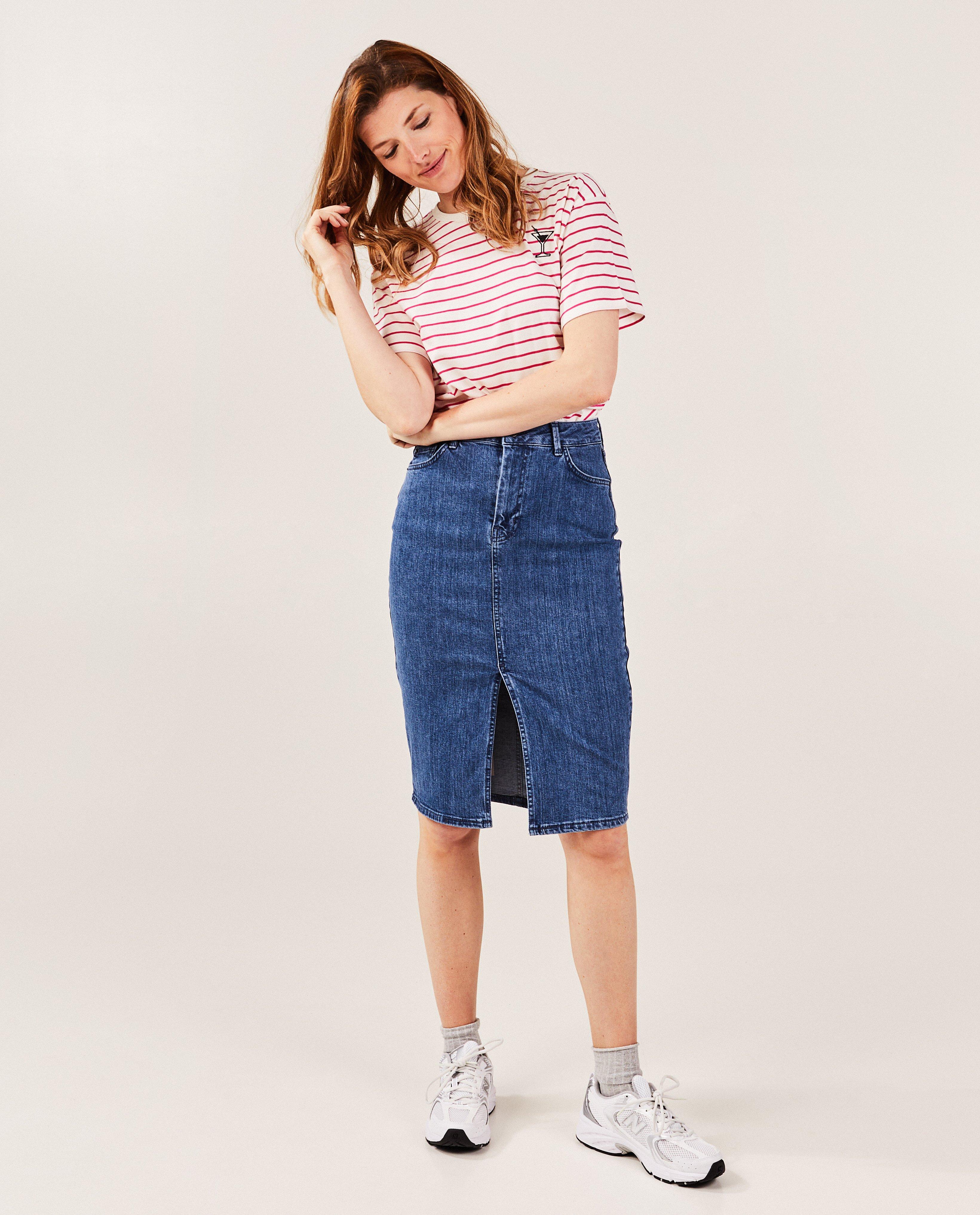 Blauwe jeansrok - null - Sora