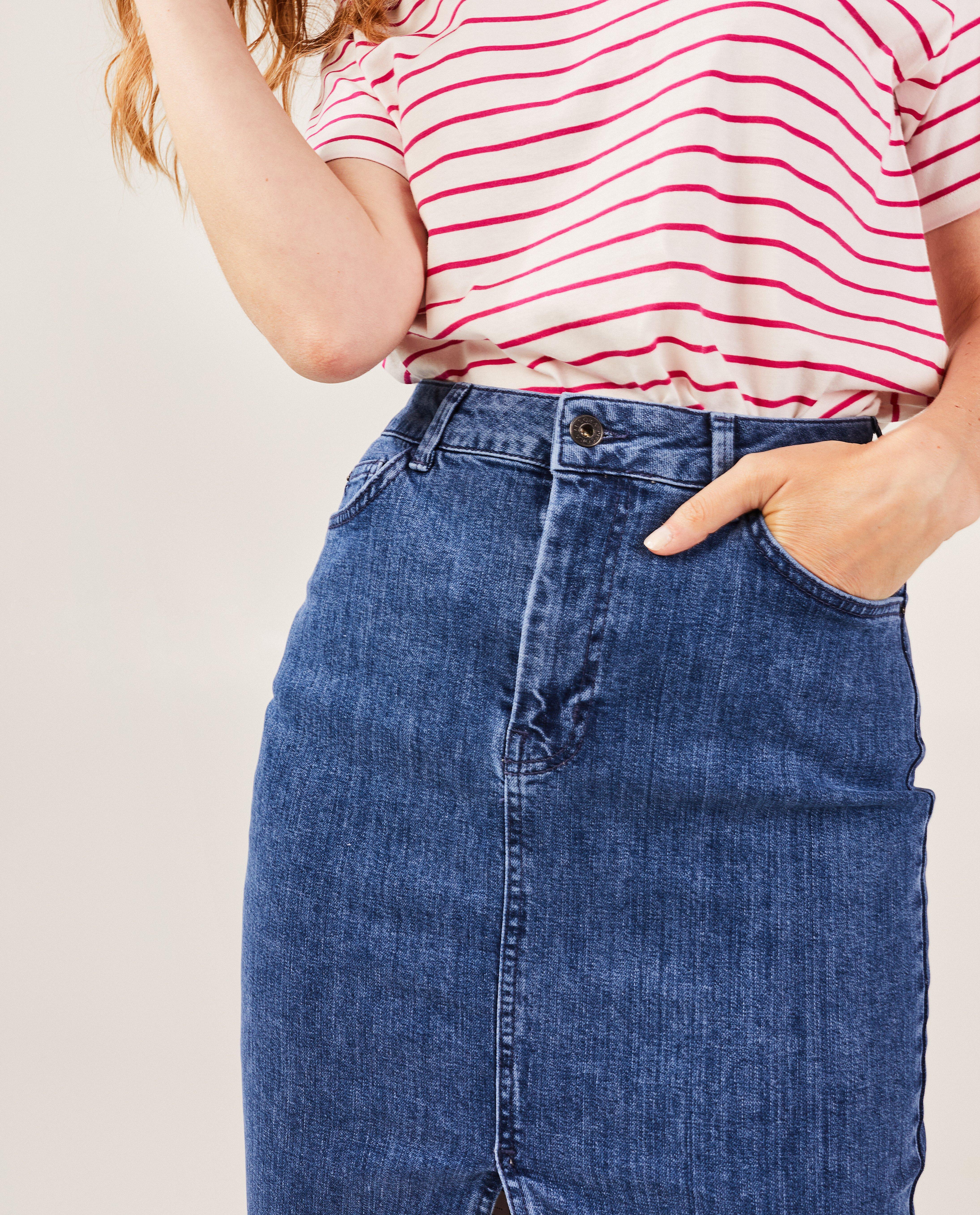 Rokken - Blauwe jeansrok