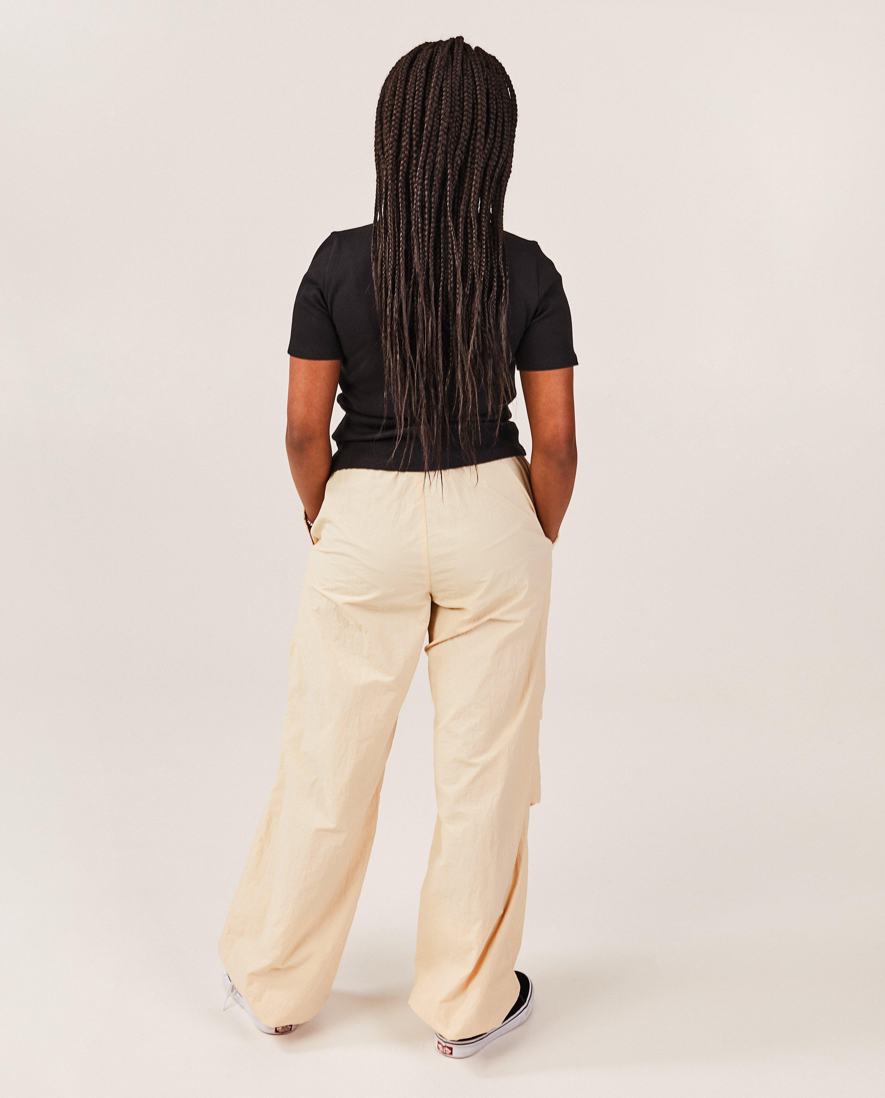 Broeken - Broek met structuur, parachute fit