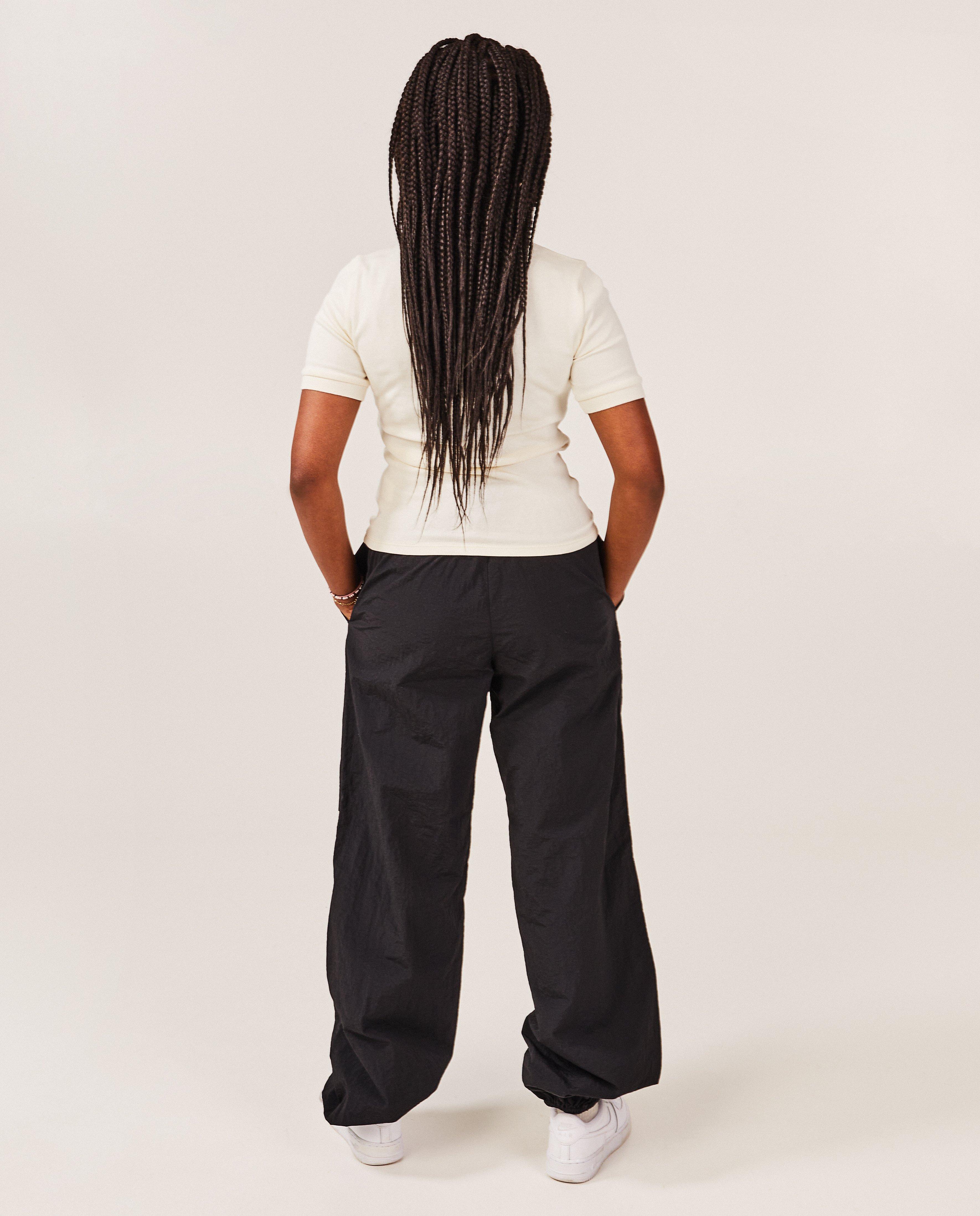Pantalons - Pantalon structuré, coupe parachute