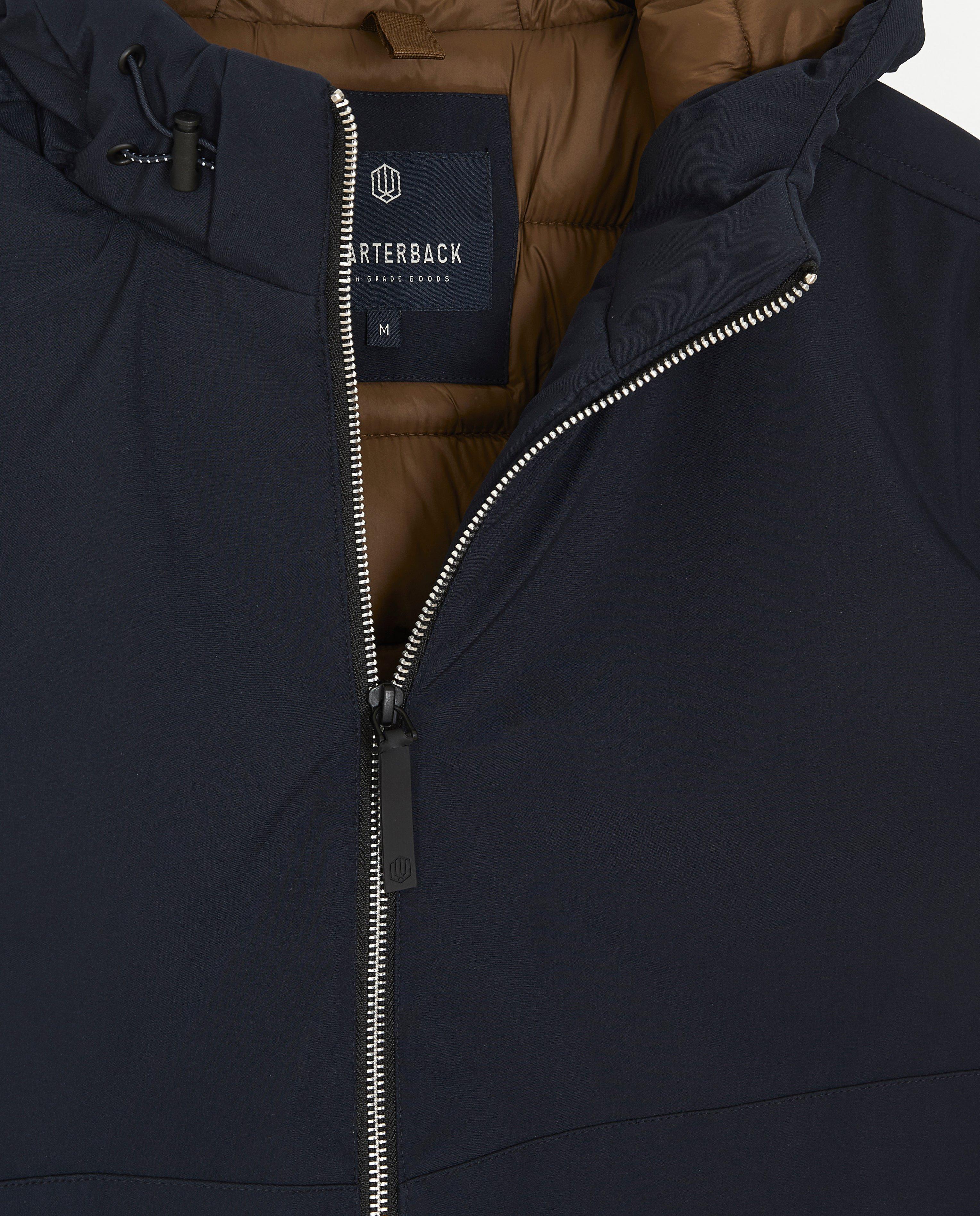 Poncho's en teddy's - Donkerblauwe jas