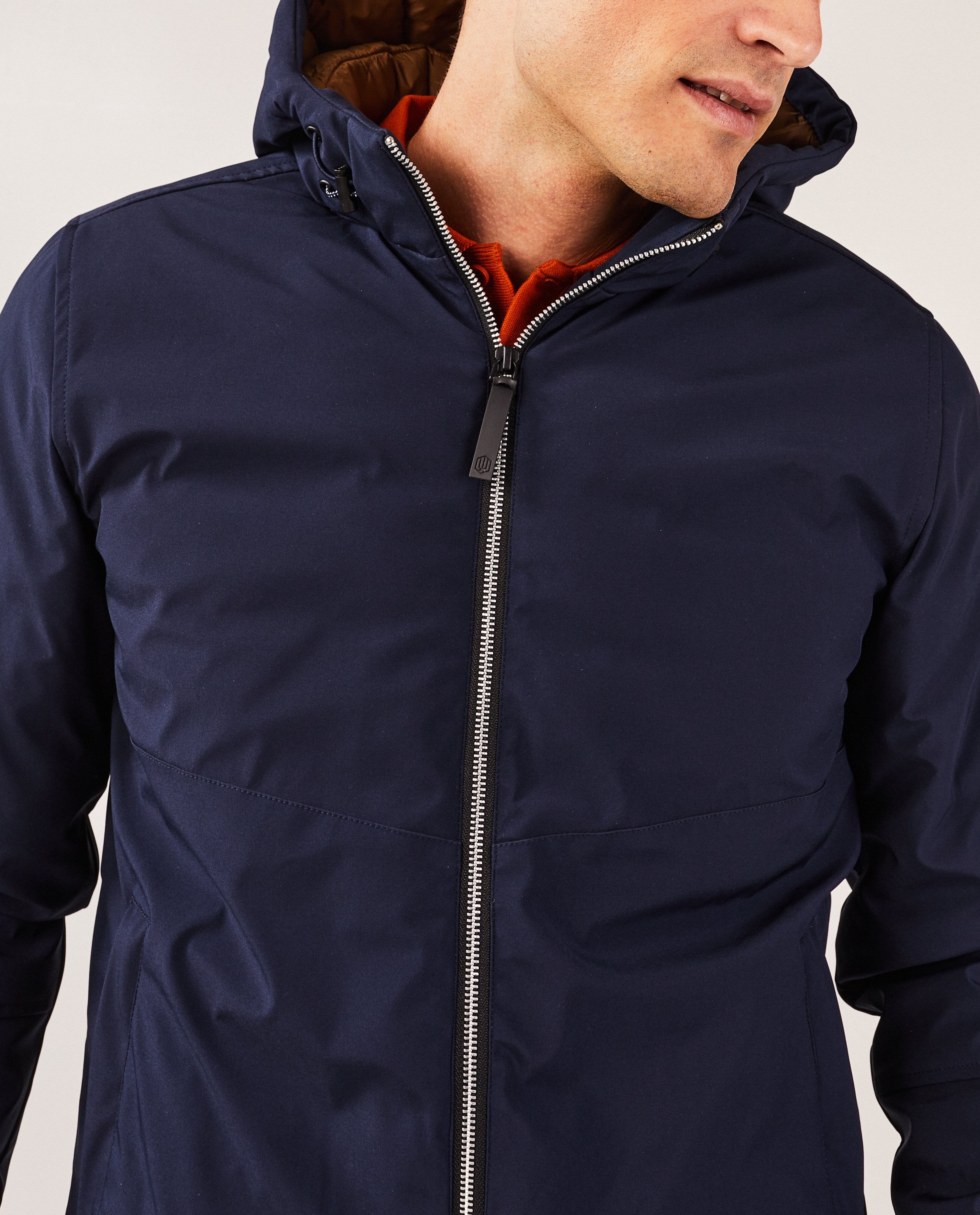 Poncho's en teddy's - Donkerblauwe jas