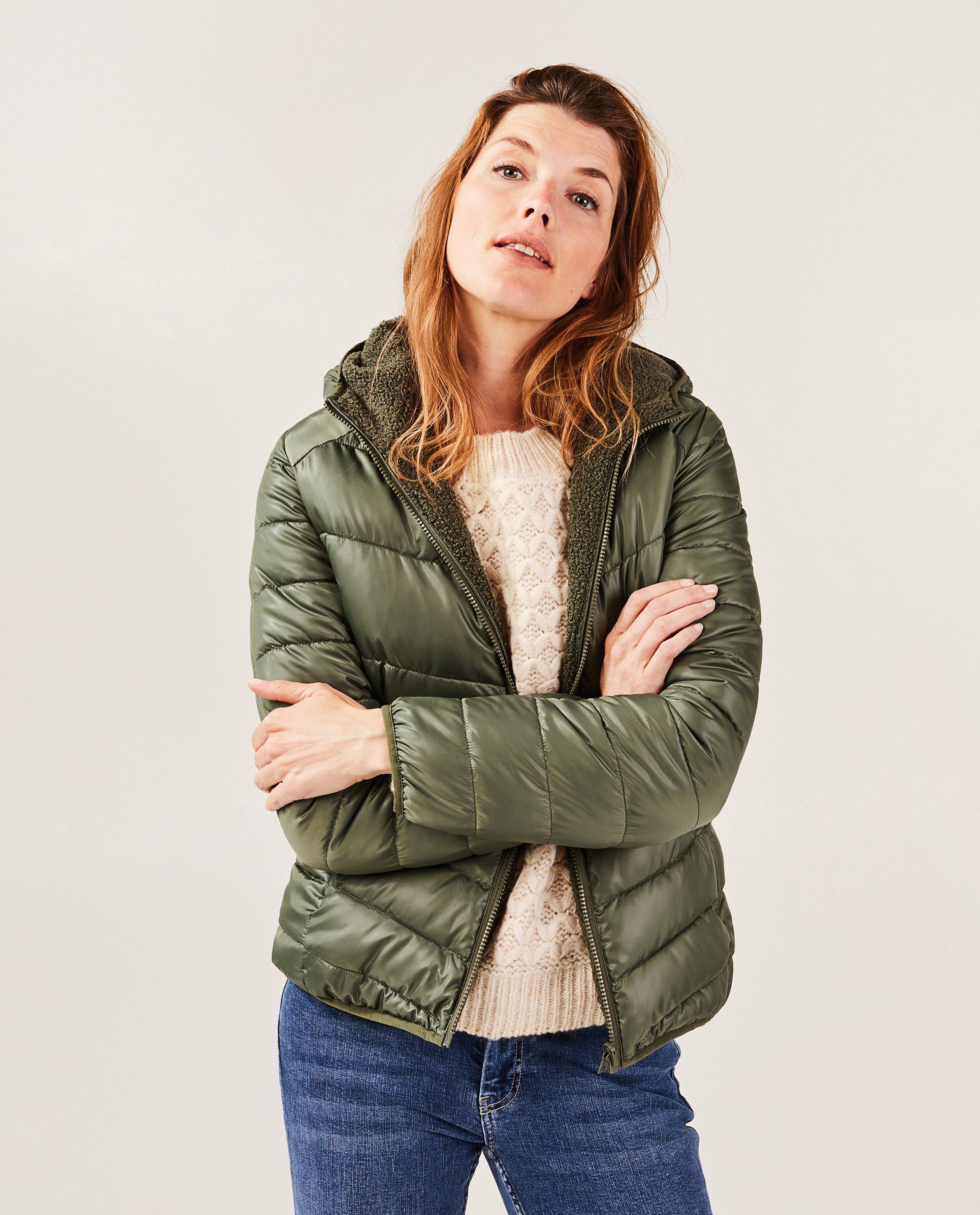 Manteaux d'été - Veste réversible, peluche
