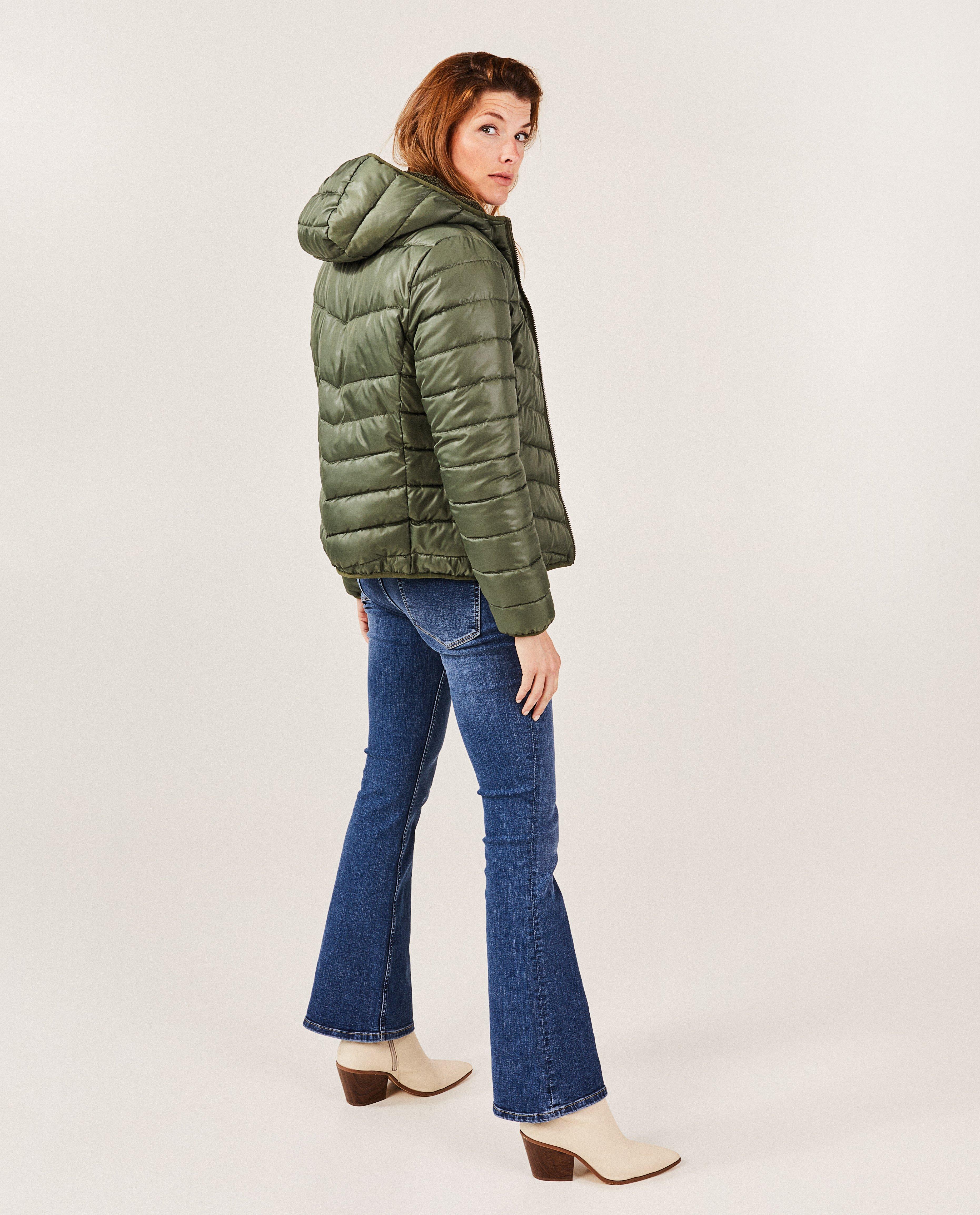 Manteaux d'été - Veste réversible, peluche