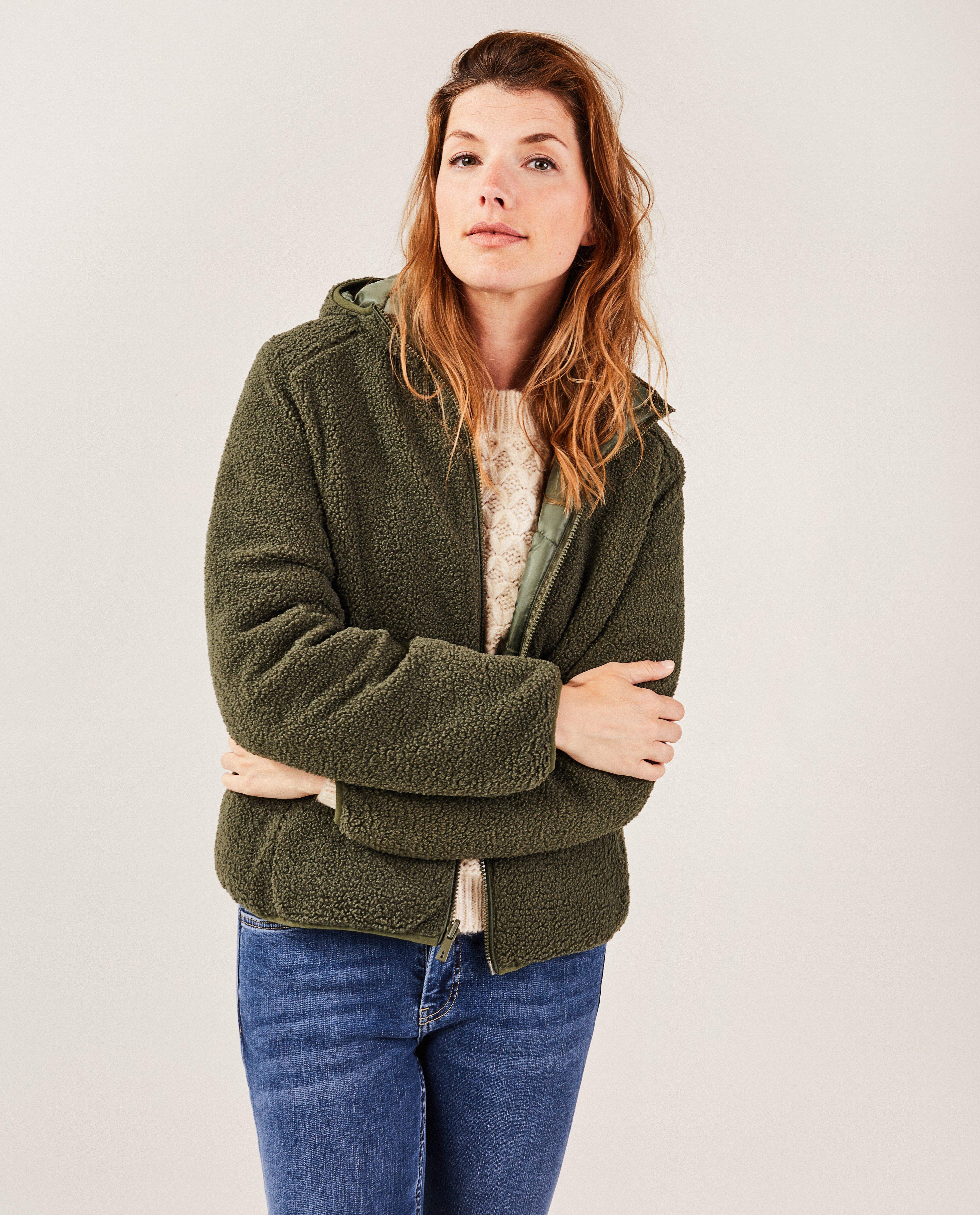 Manteaux d'été - Veste réversible, peluche