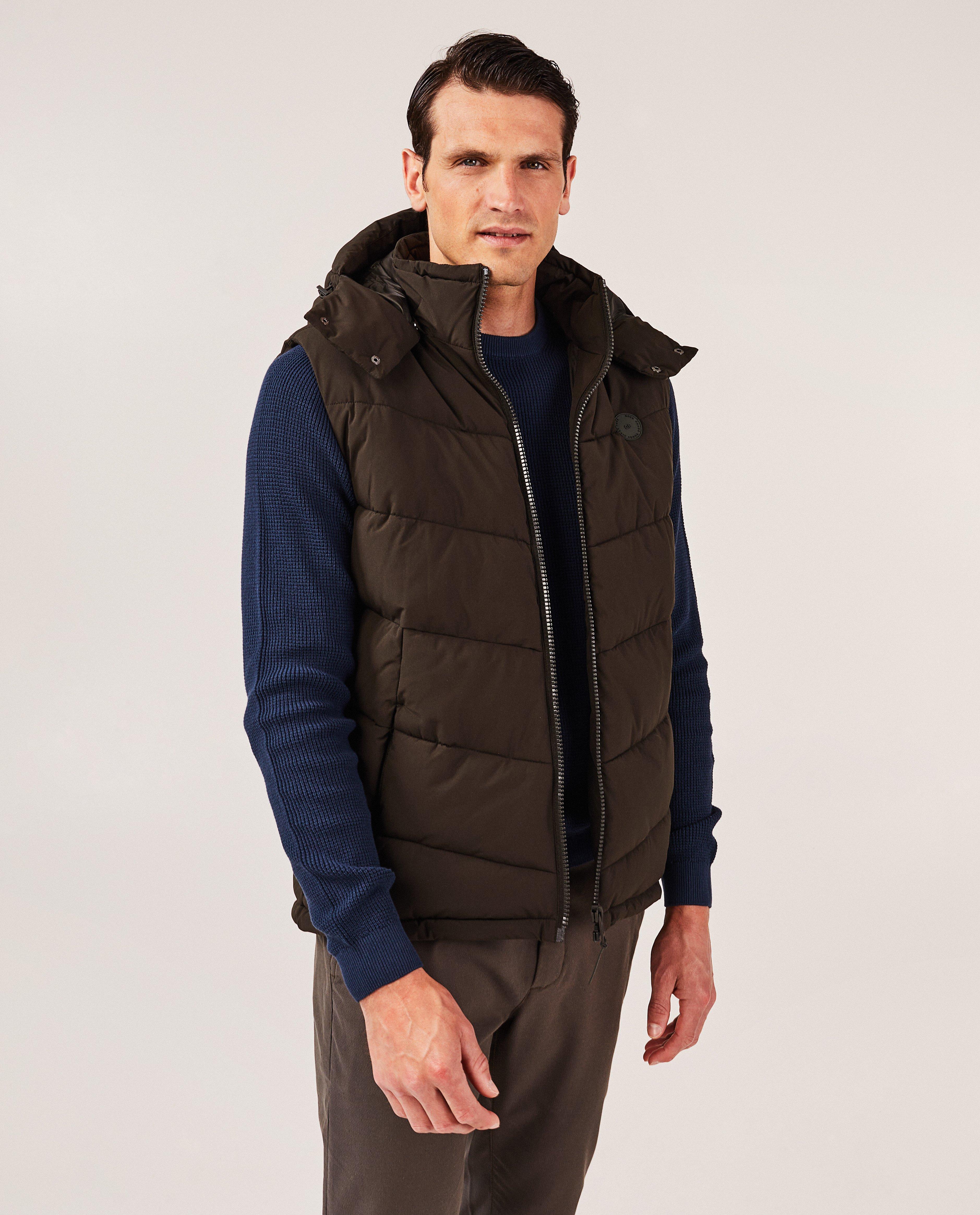 Poncho's en teddy's - Donkergroene bodywarmer