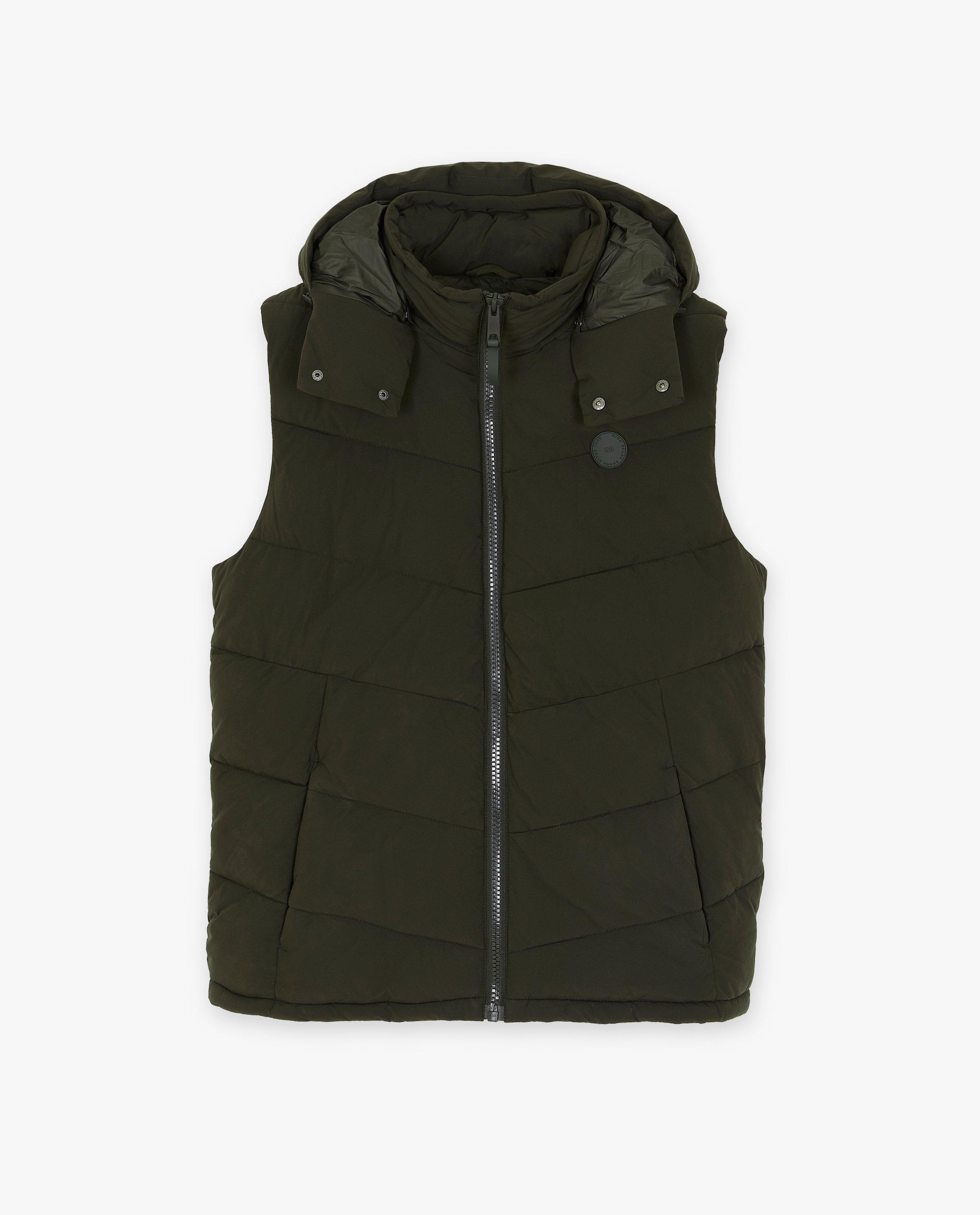 Poncho's en teddy's - Donkergroene bodywarmer