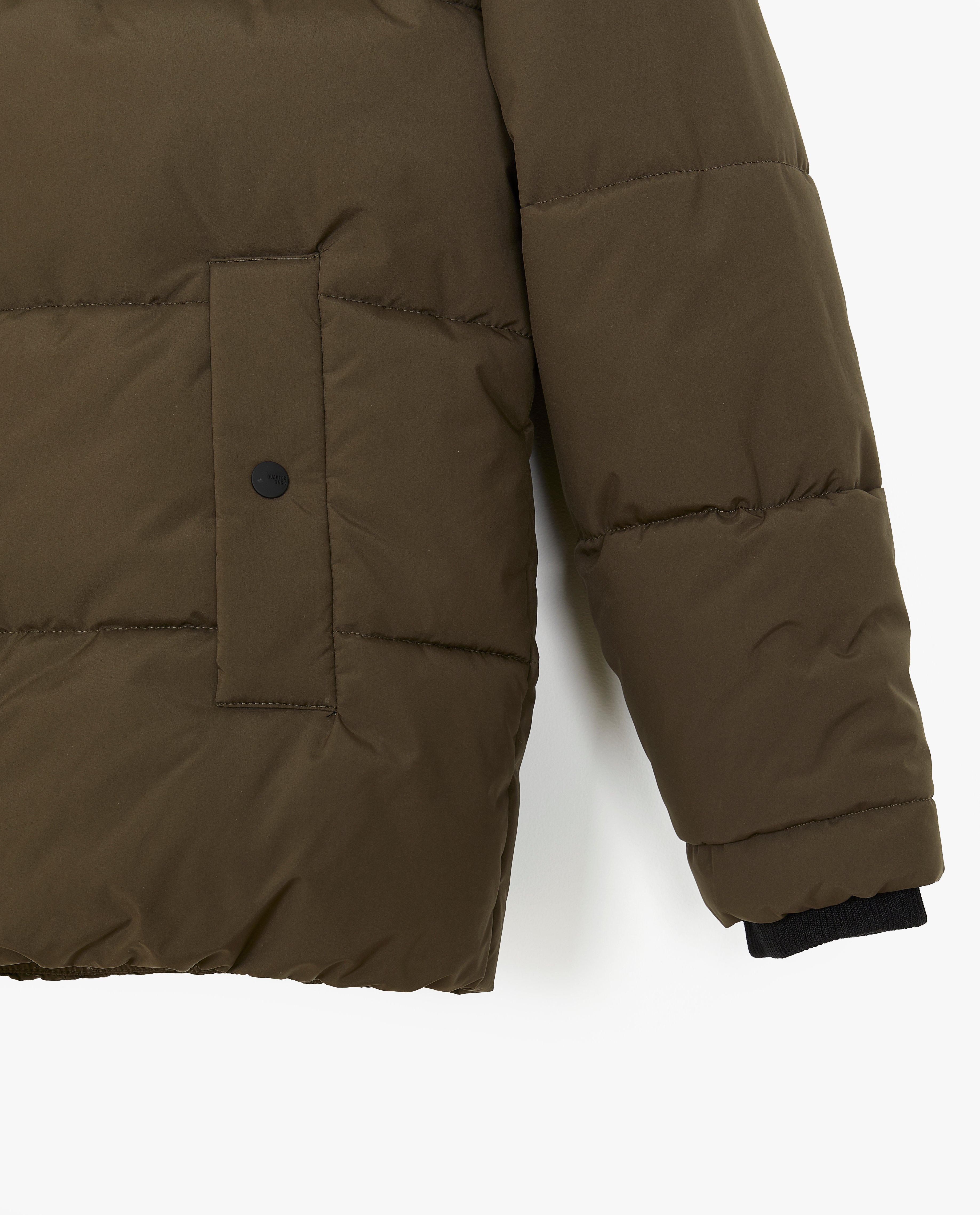 Doudounes - Veste brun foncé, color block