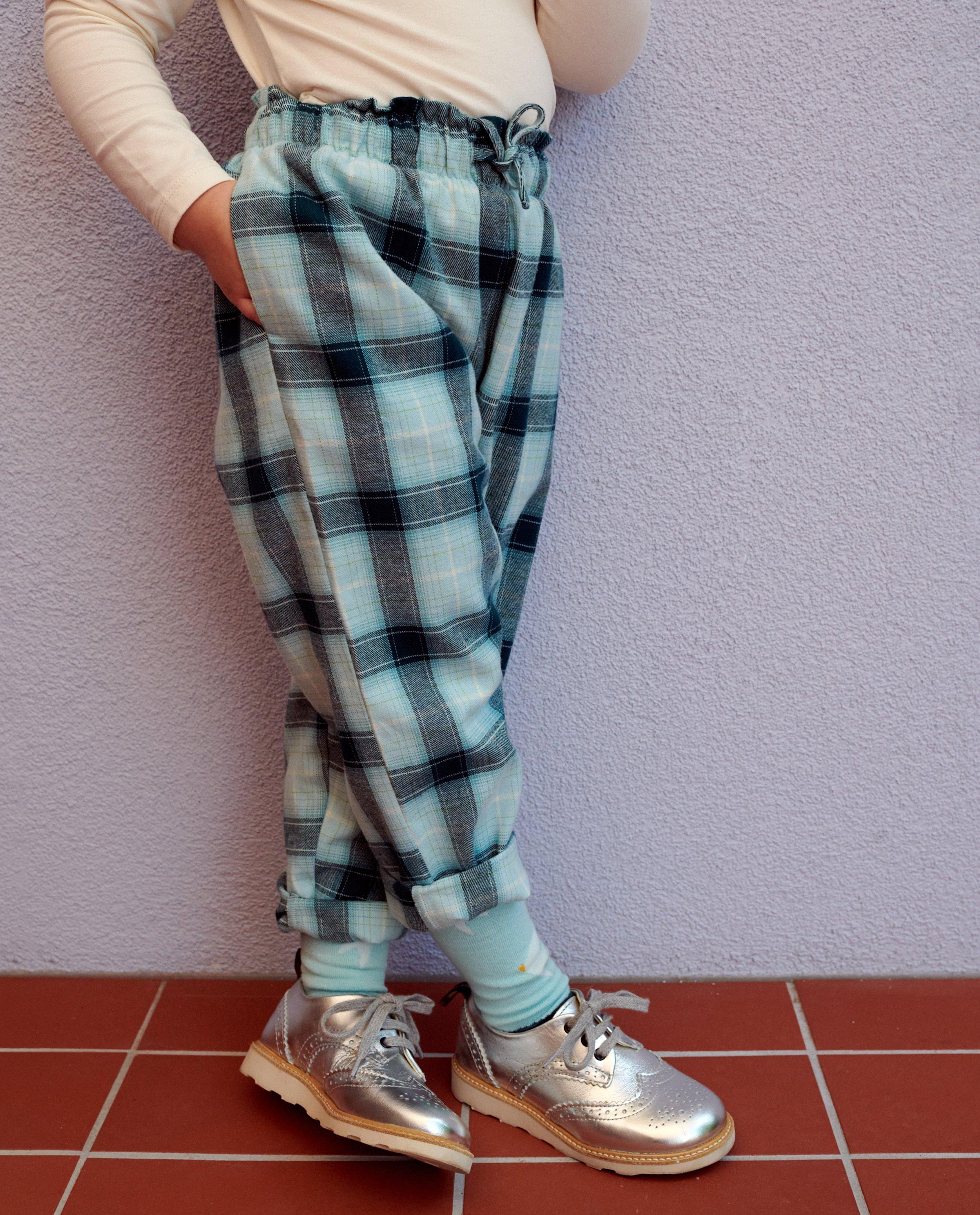 Pantalon en flanelle à carreaux - null - Fred + Ginger