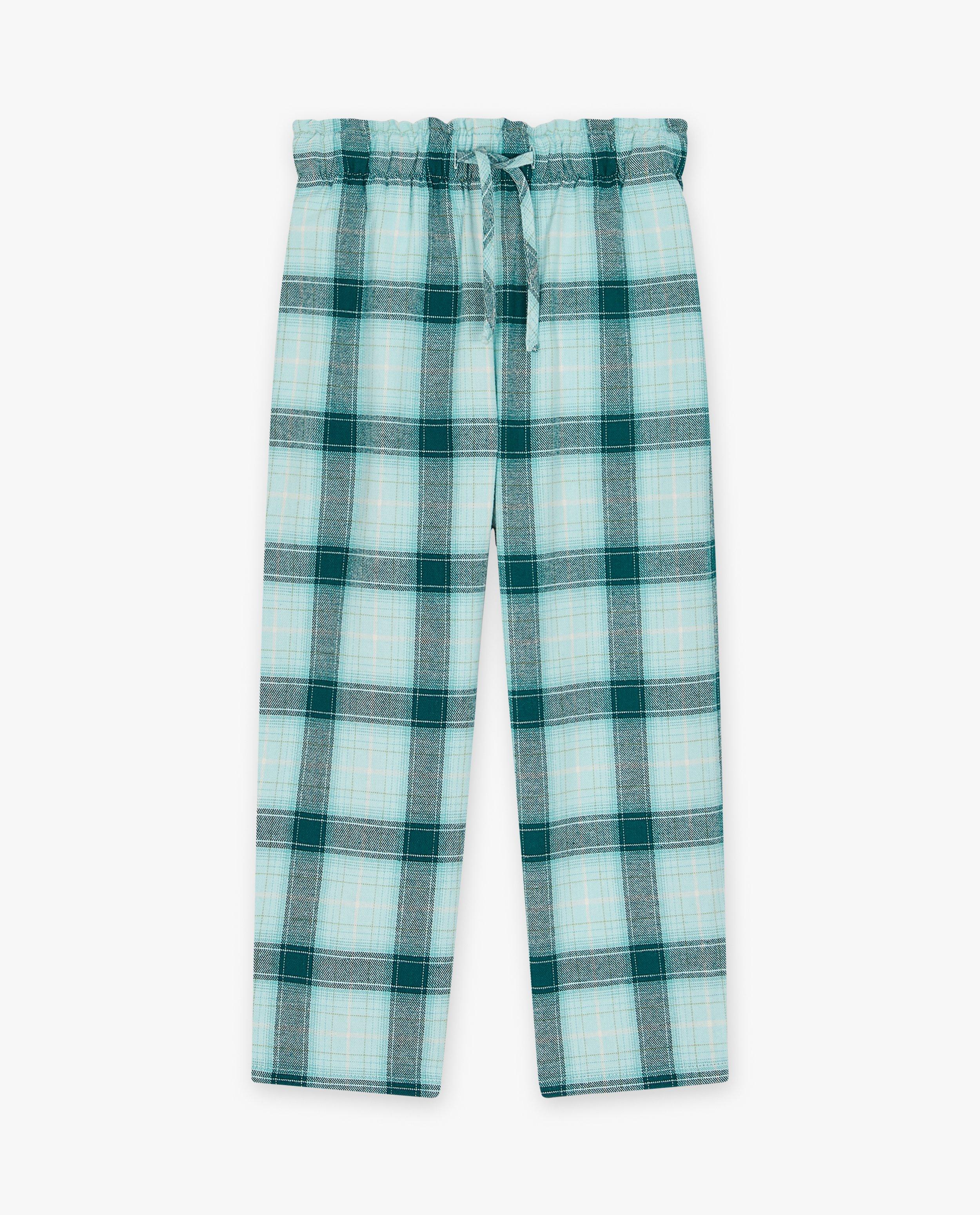 Pantalons - Pantalon en flanelle à carreaux