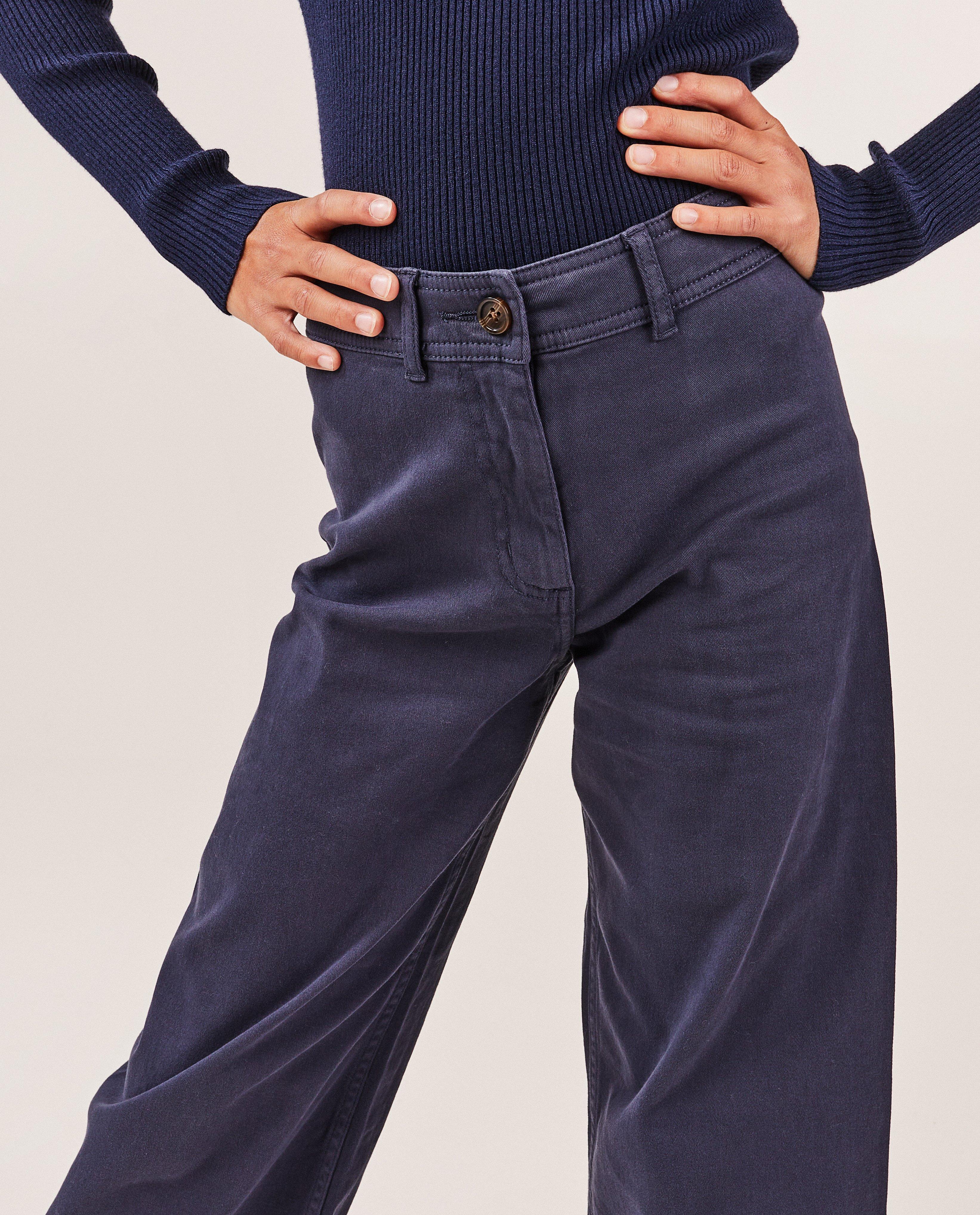Jeans - Pantalon bleu foncé, straight fit