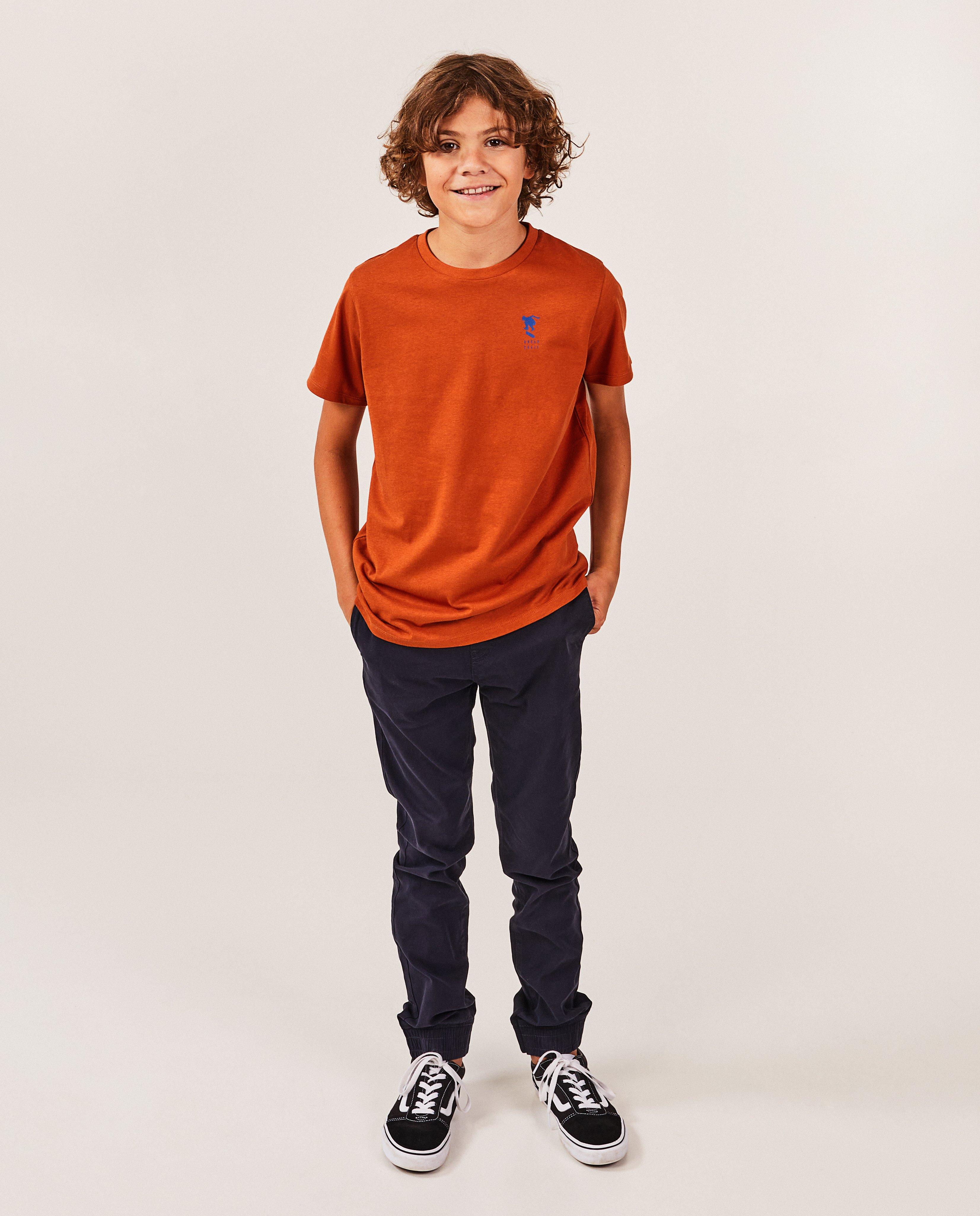 Pantalons - Pantalon vert foncé, slim fit