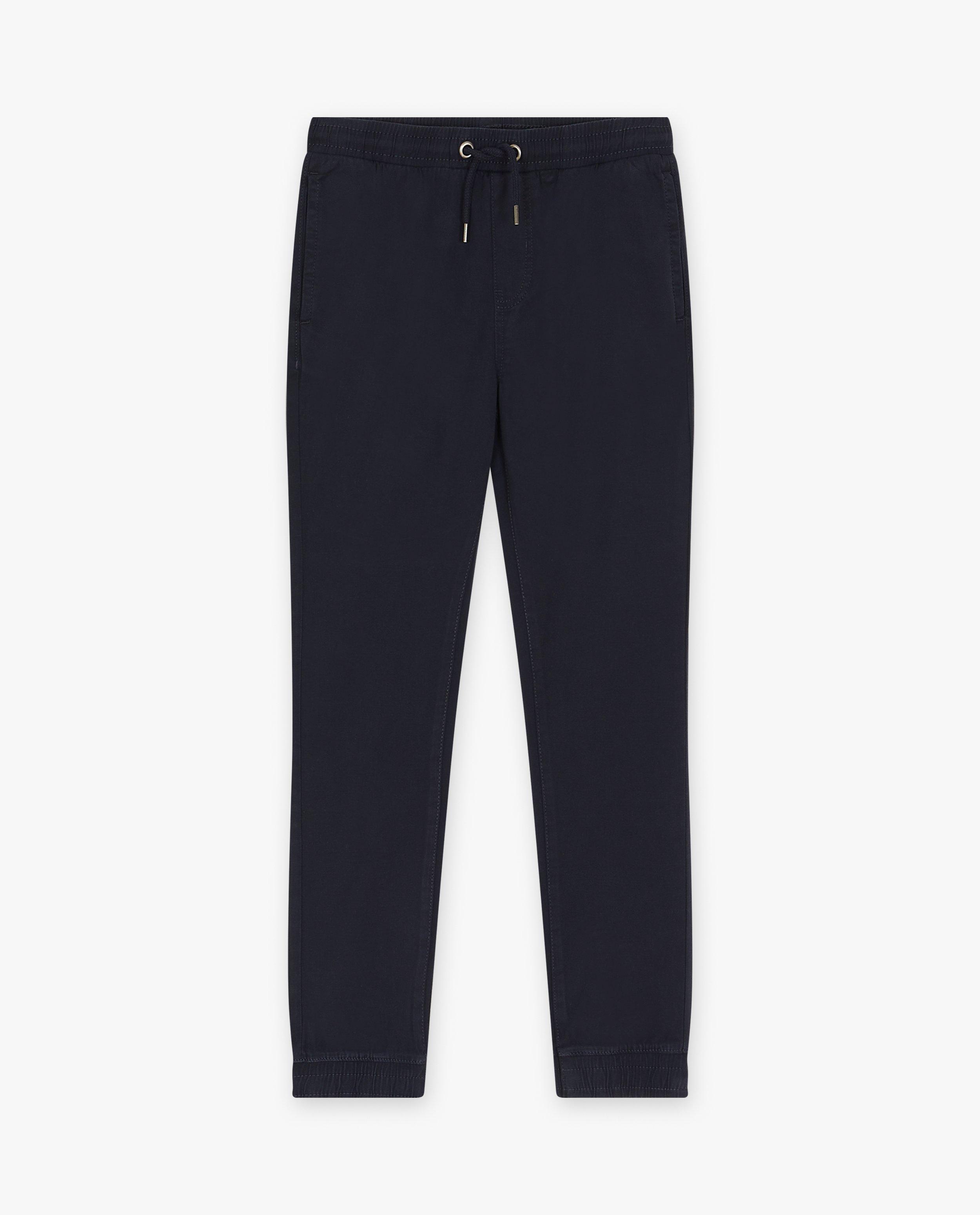 Pantalons - Pantalon vert foncé, slim fit