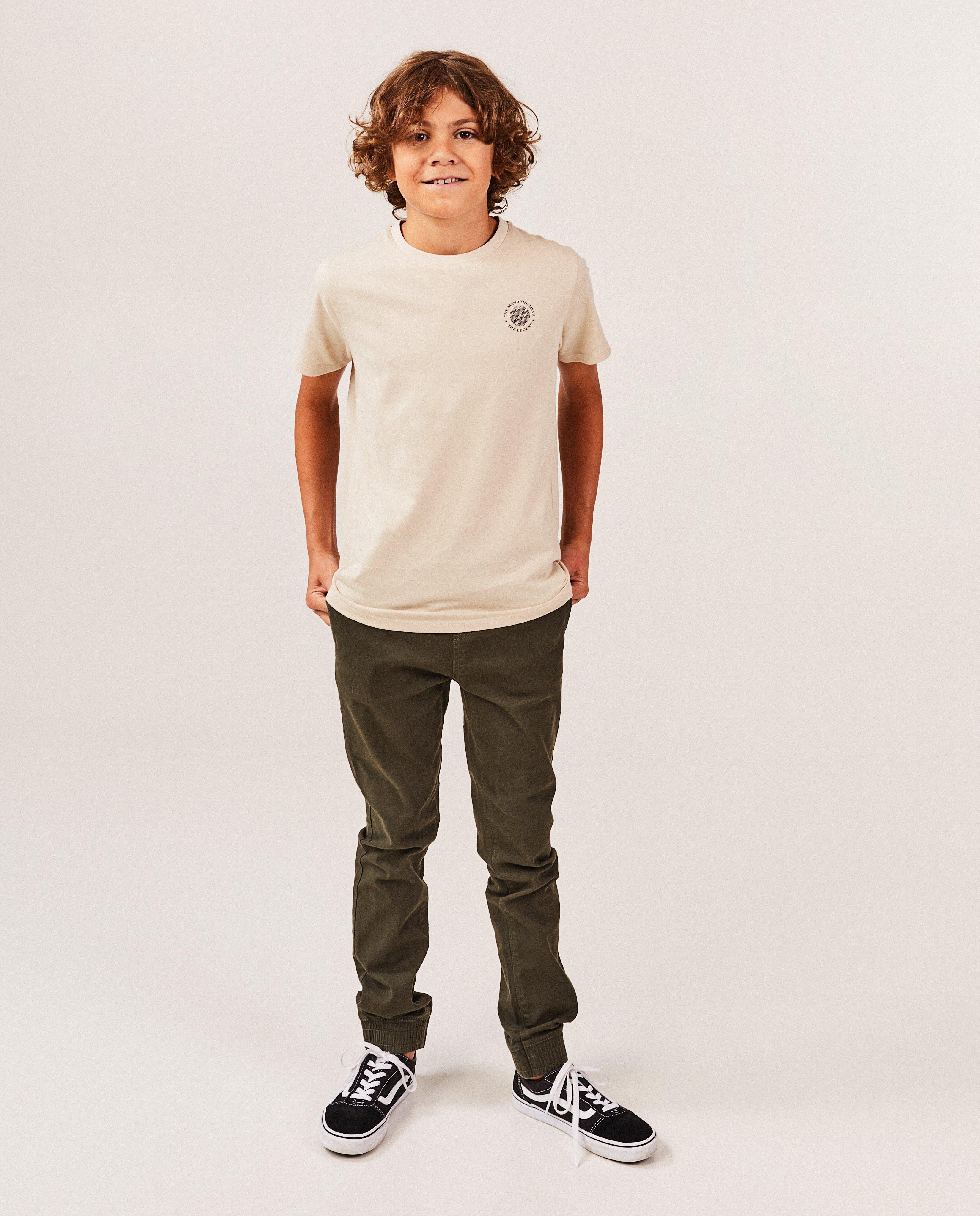 Pantalon vert foncé, slim fit - null - Besties