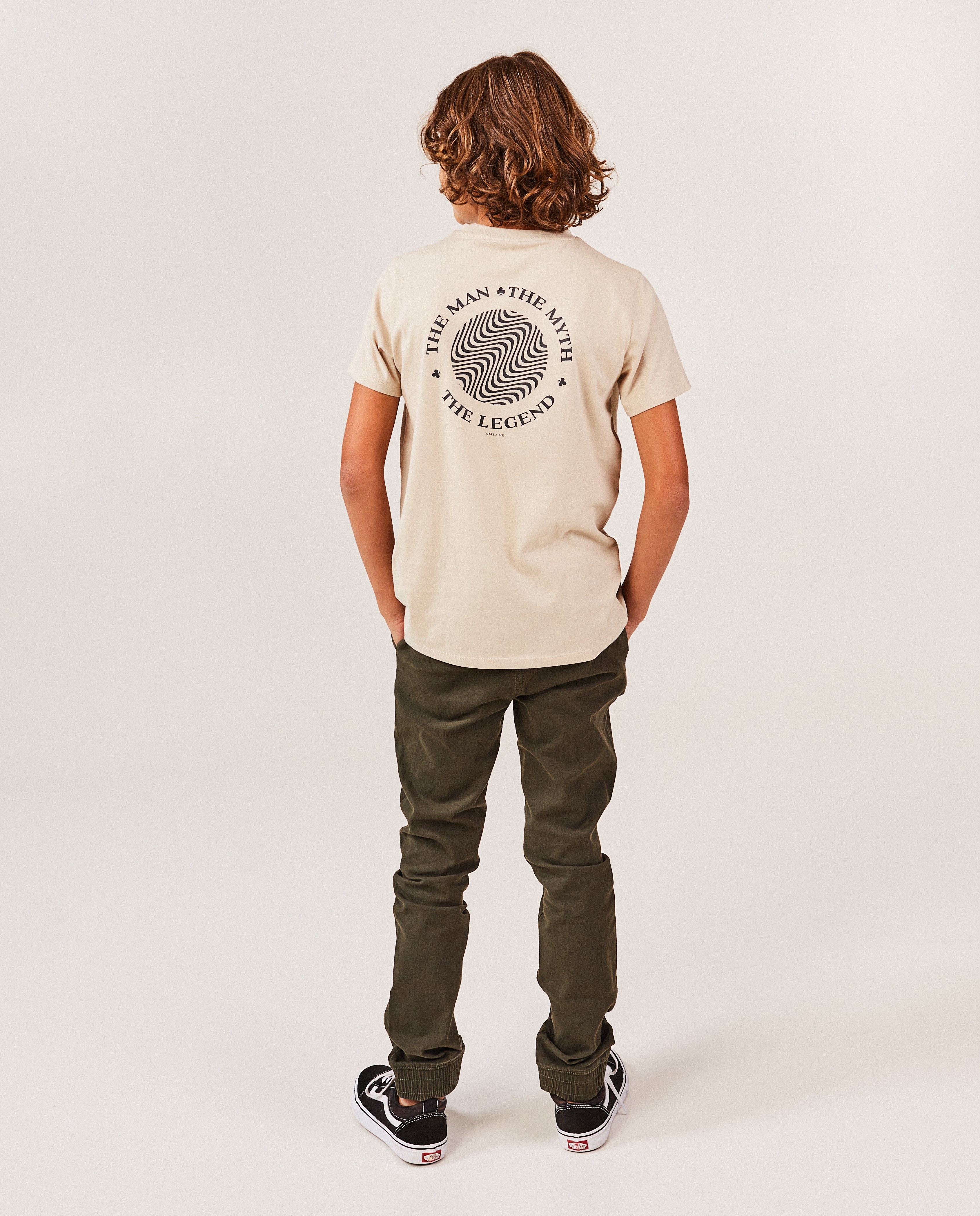 Broeken - Donkergroene broek, slim fit
