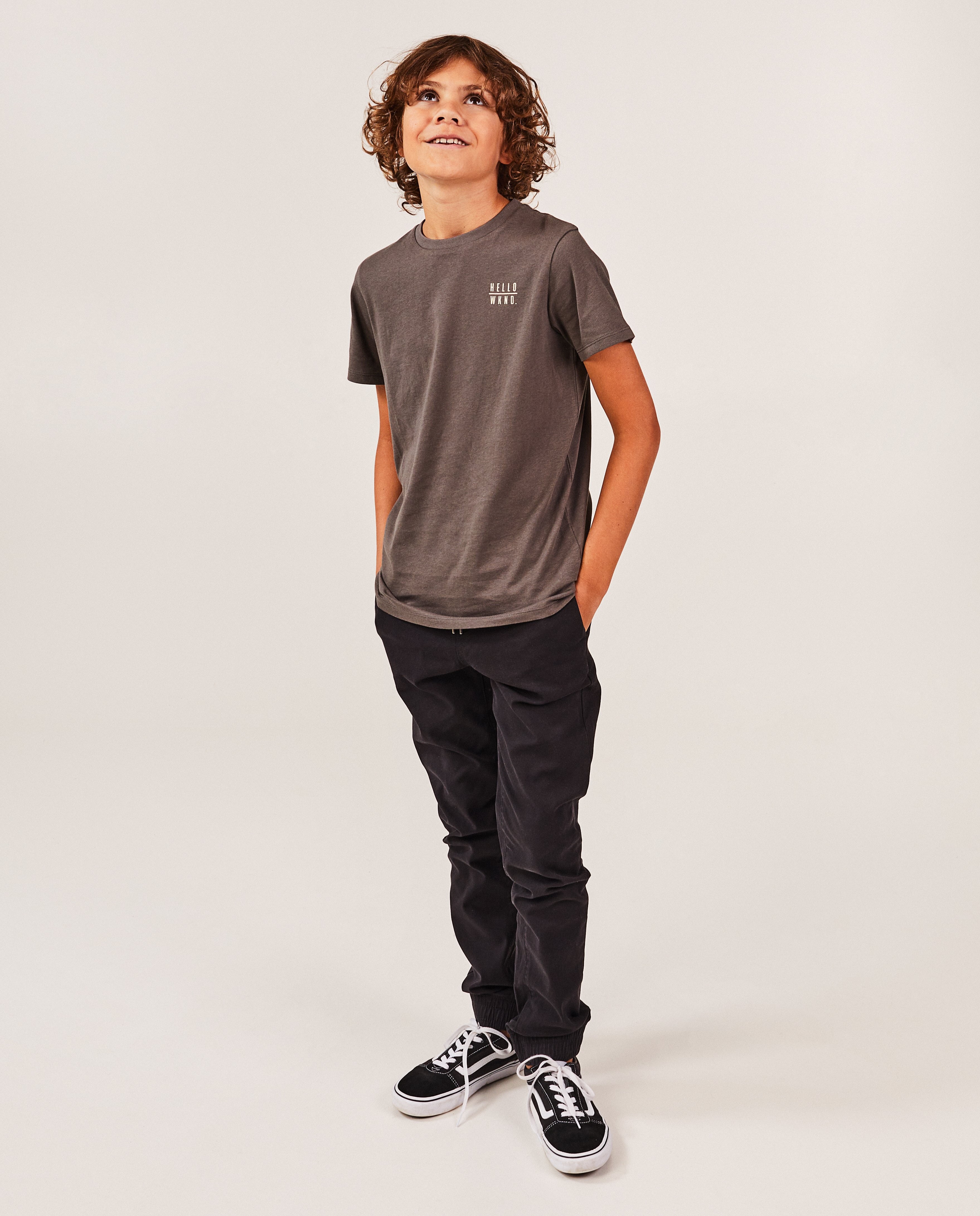 Pantalons - Pantalon vert foncé, slim fit