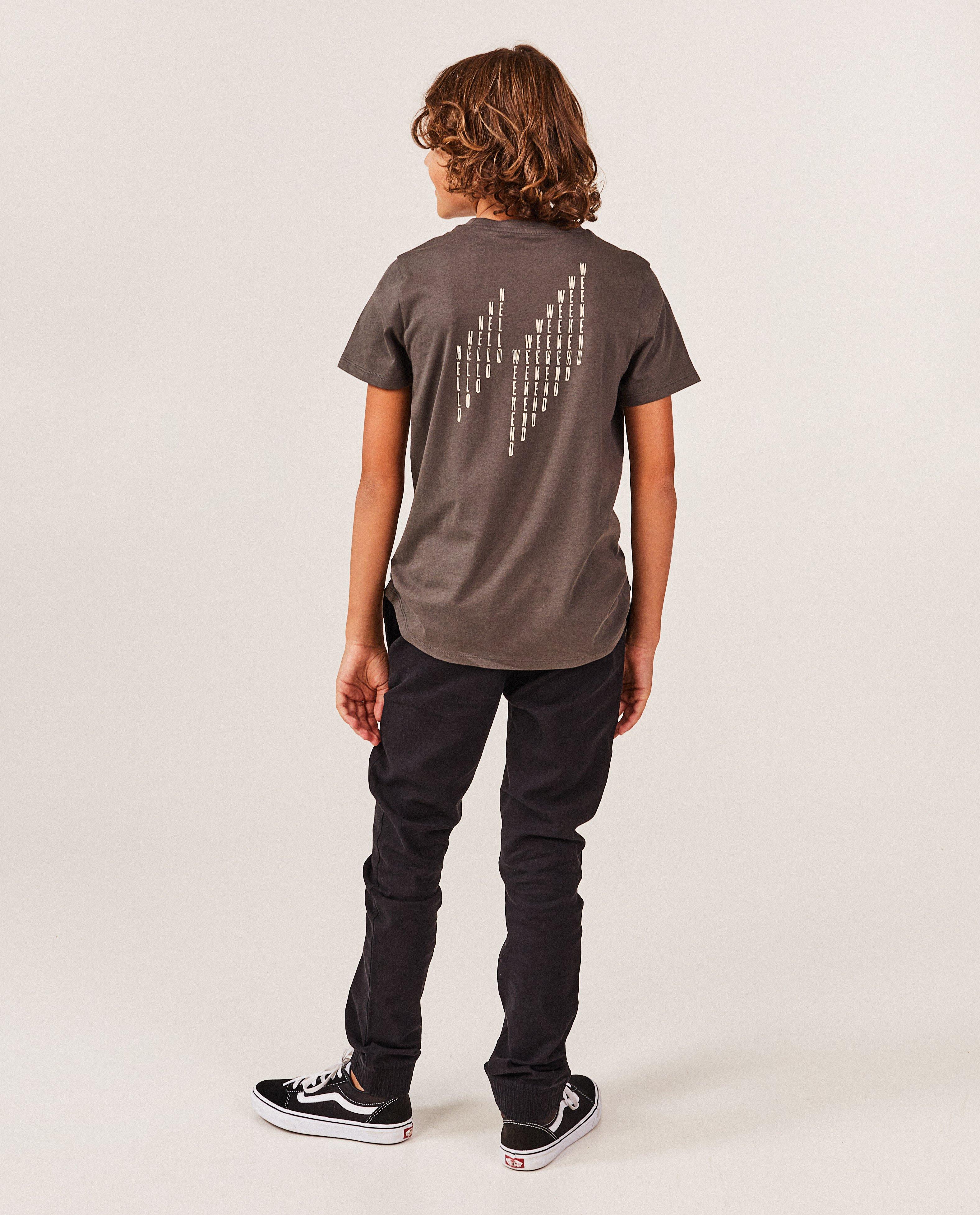 Pantalons - Pantalon vert foncé, slim fit