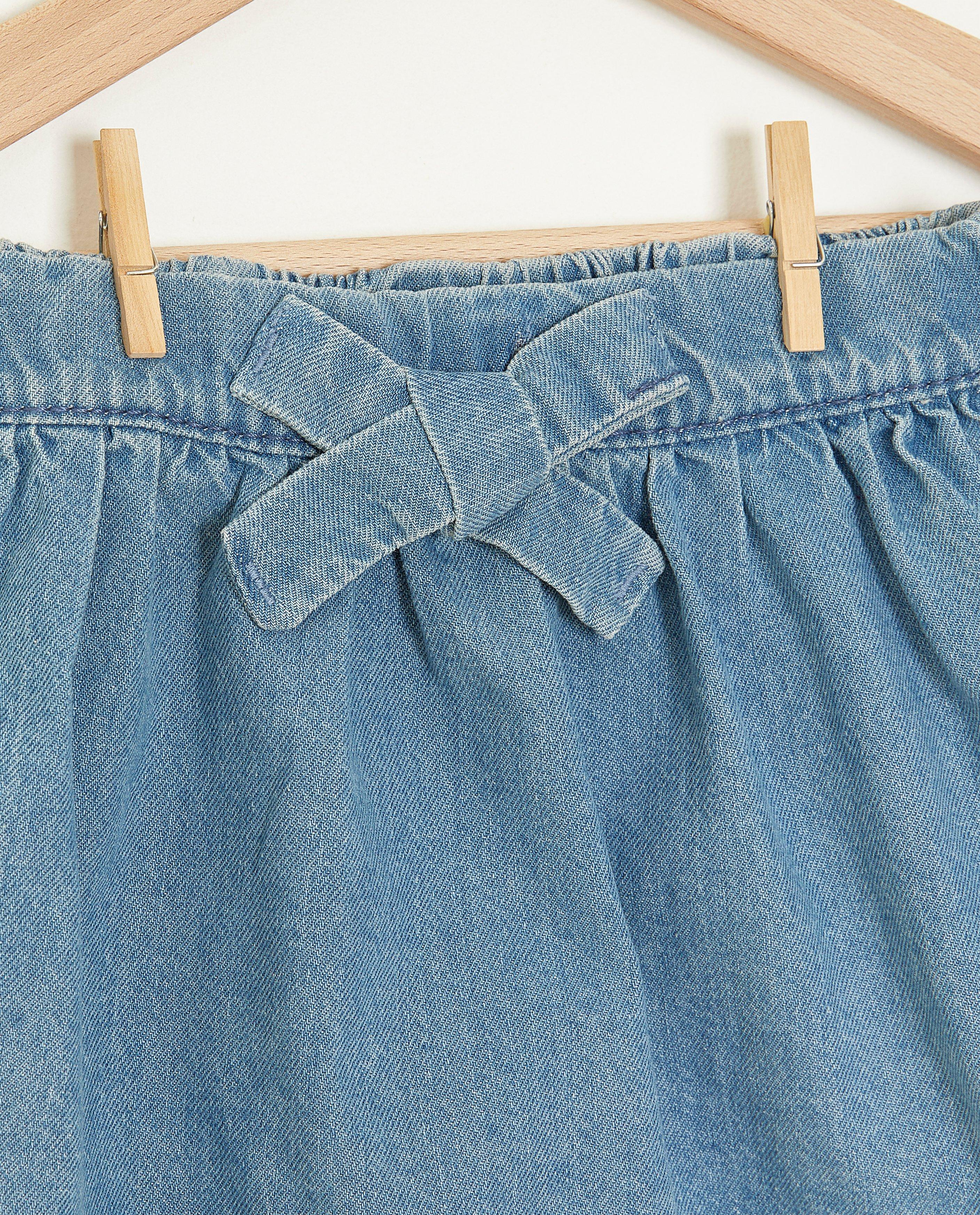 Jupes - Jupe en jeans bleue