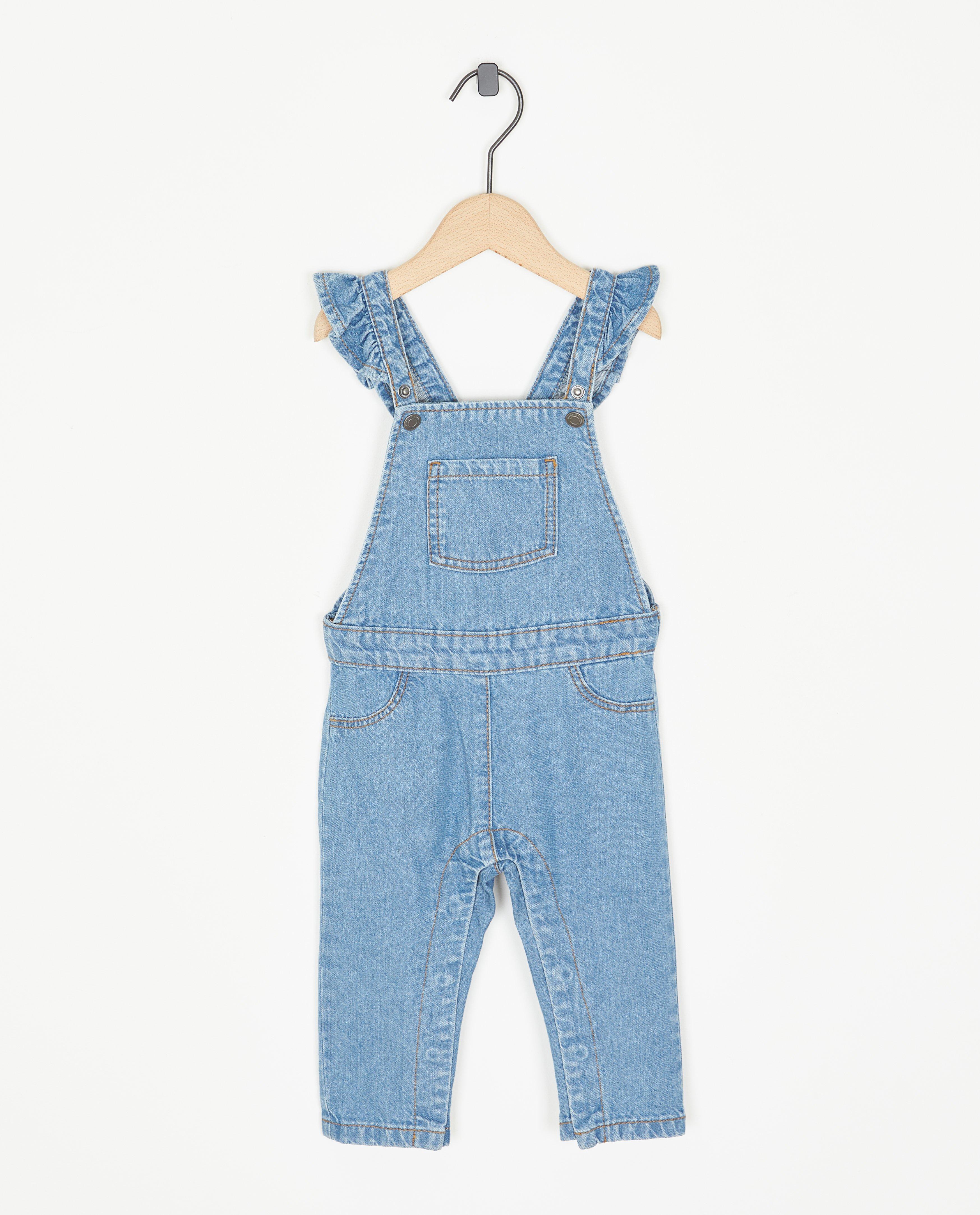 Salopette bleue en jeans - null - Cuddles and Smiles