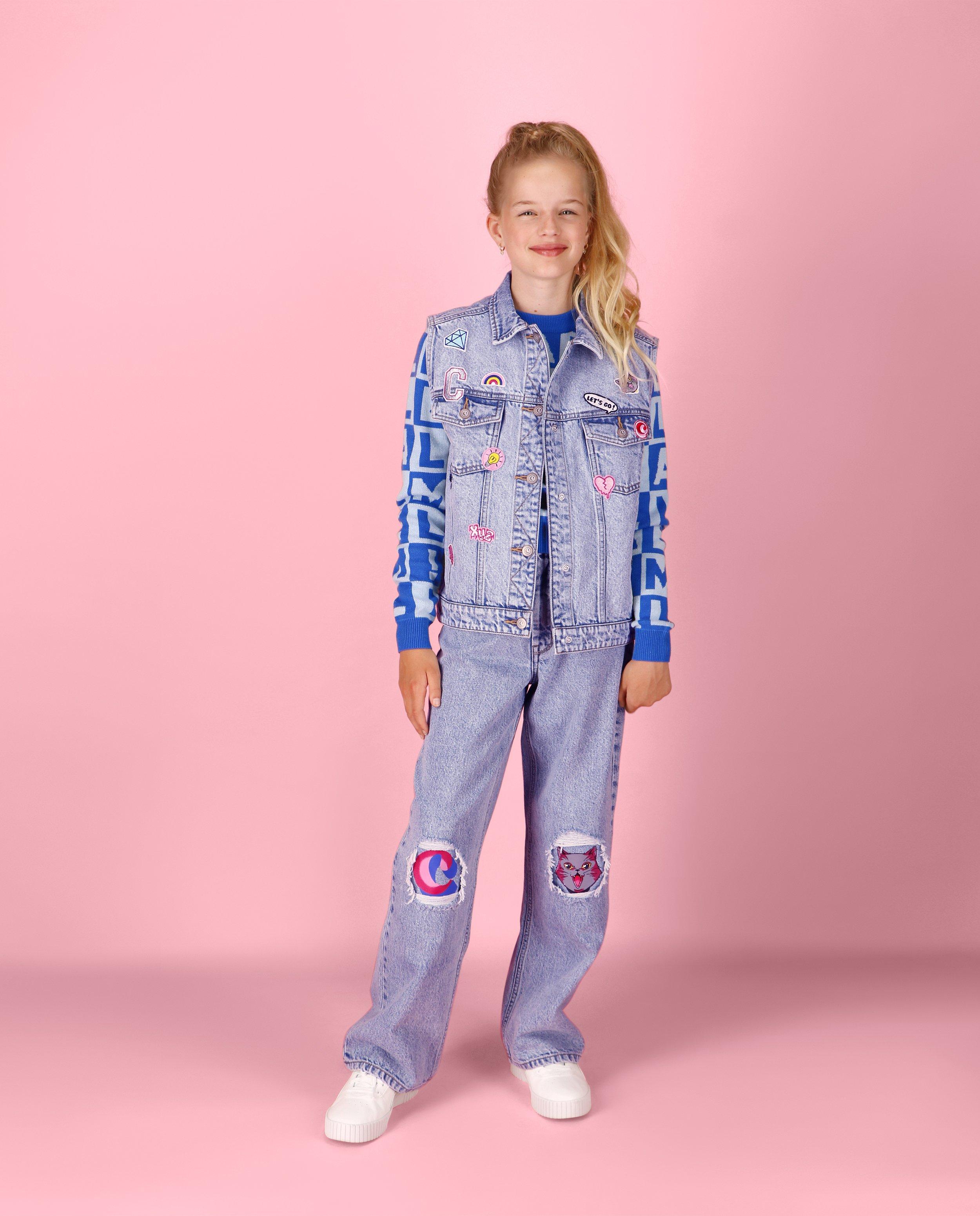 Jeans bleu clair, coupe à jambes larges - null - CAMILLE