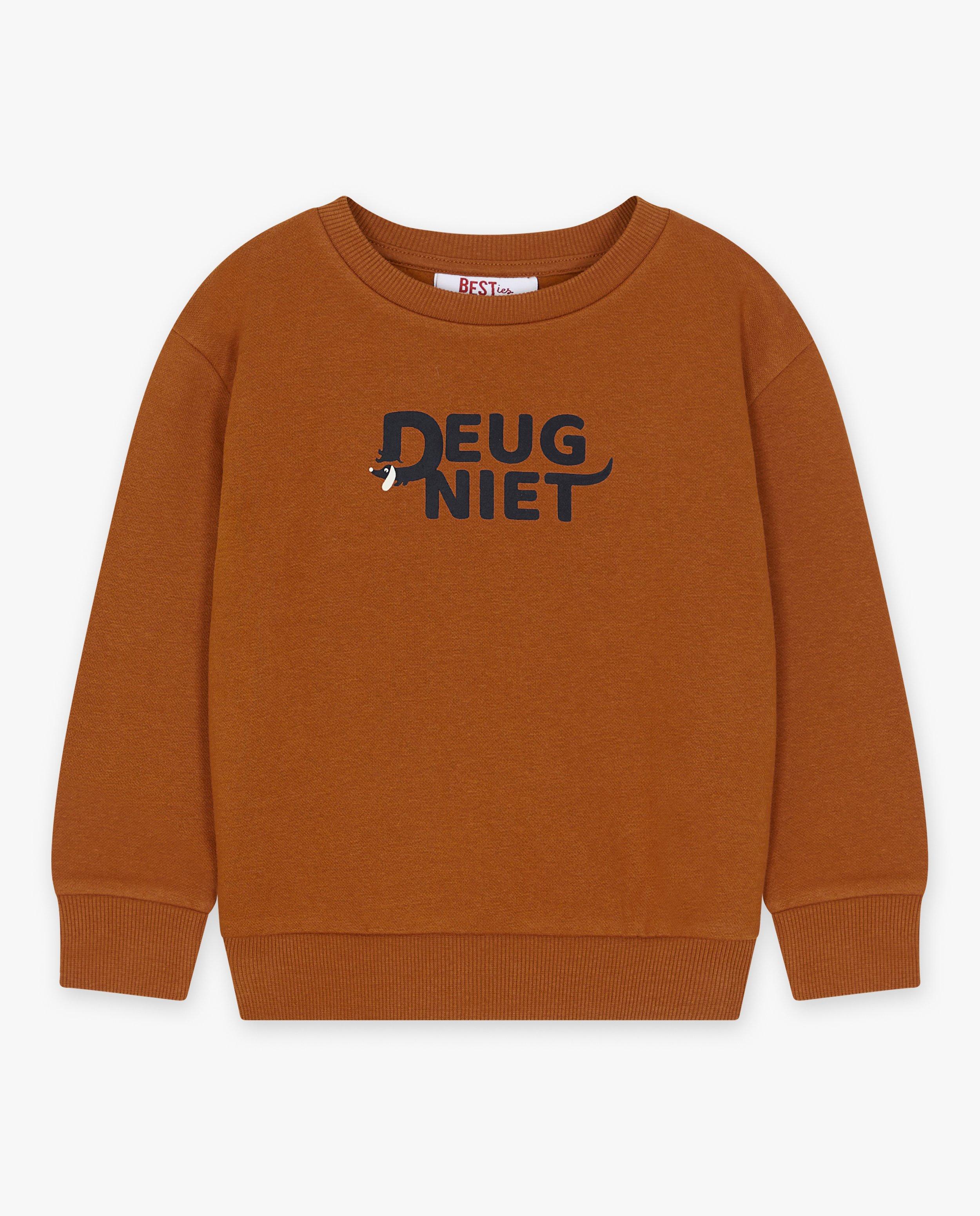 Sweaters - Donkerblauwe sweater Babbelkous