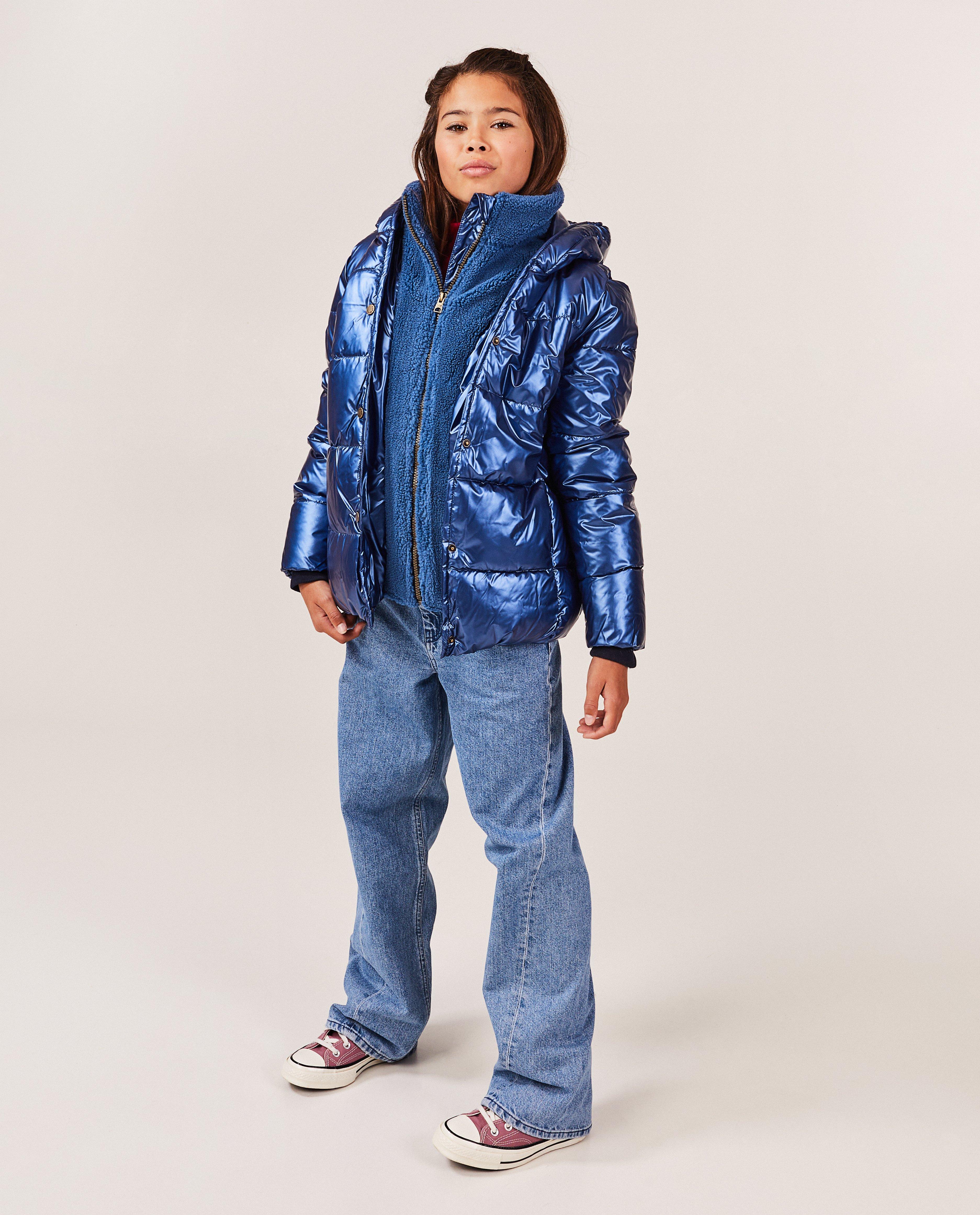Metallic jas met fleece voering - null - Fish & Chips