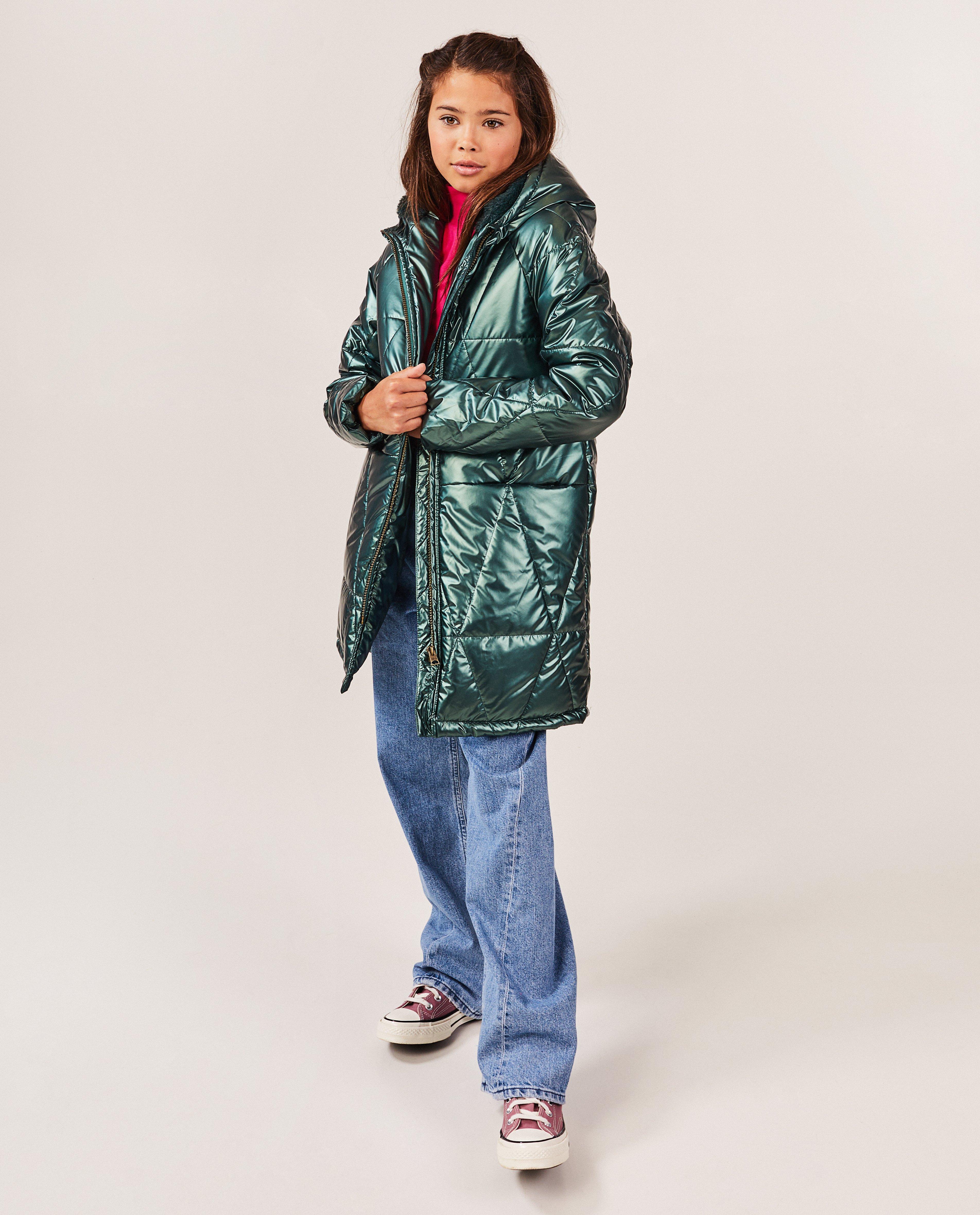 Donsjassen - Groene metallic jas