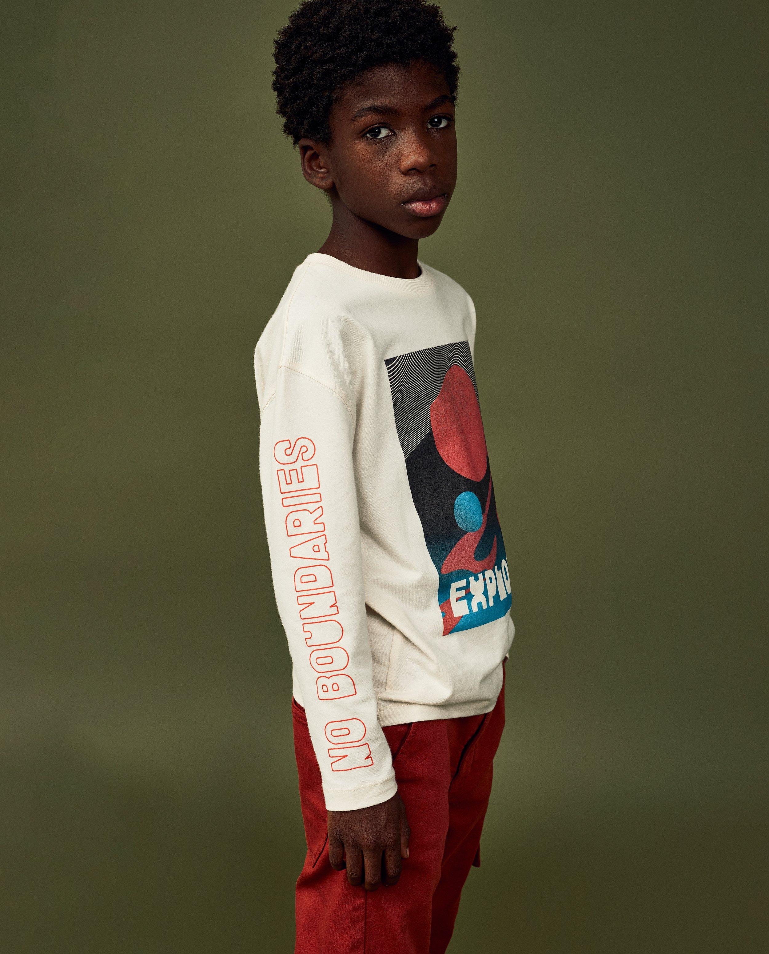 Longsleeve met retro print - null - CKS
