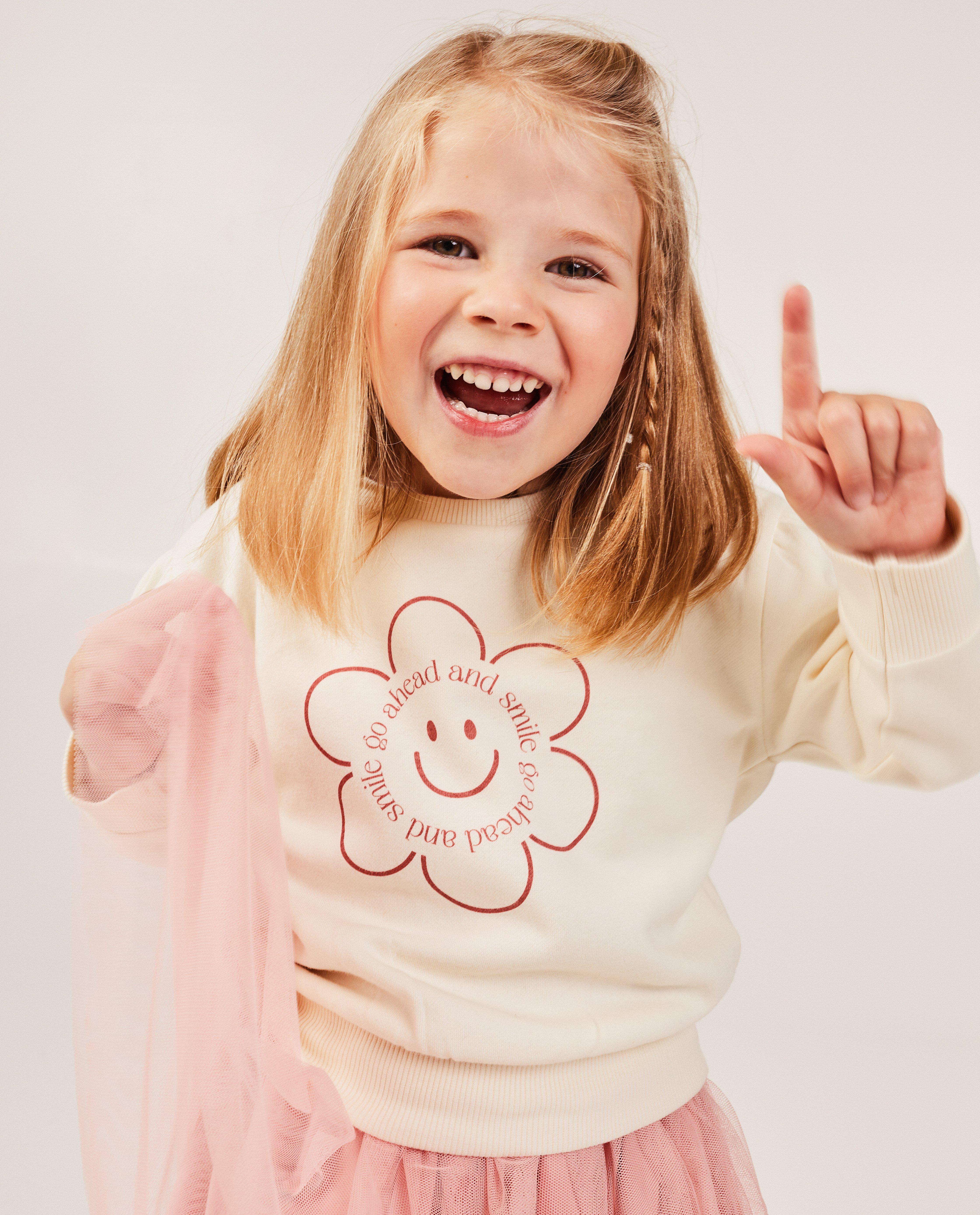 Sweaters - Offwhite sweater met print