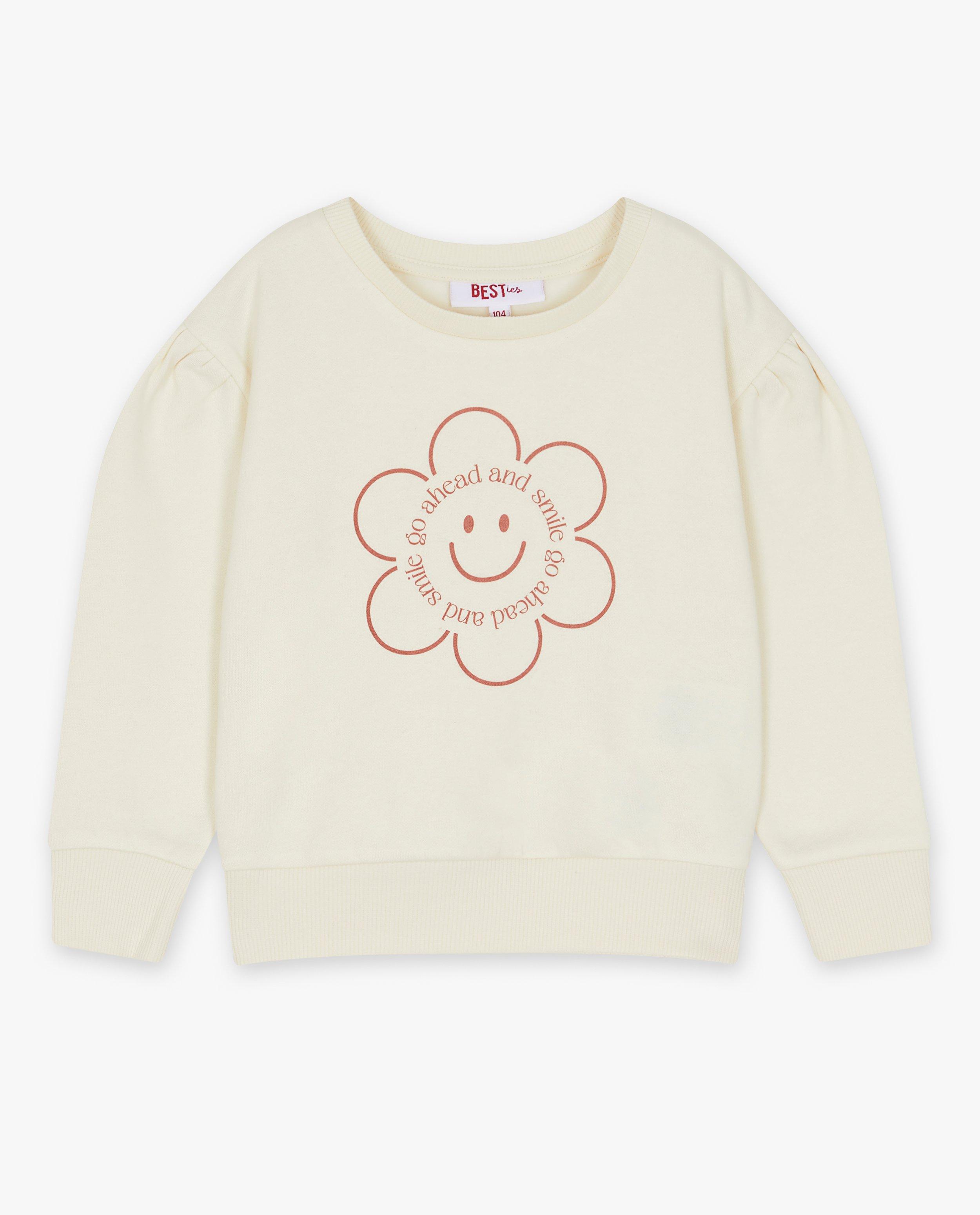 Sweaters - Offwhite sweater met print