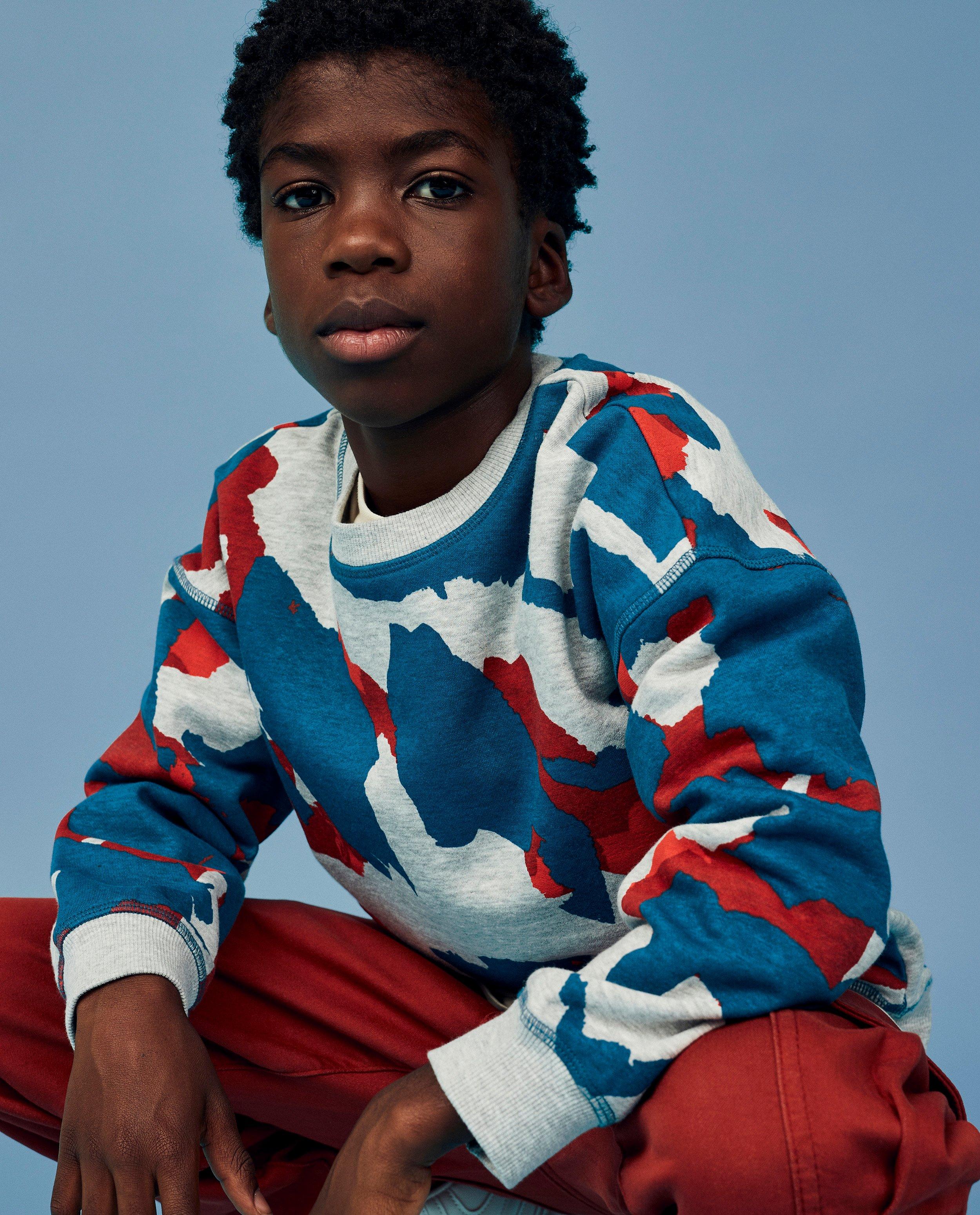 Sweater met gevlekte print - null - CKS